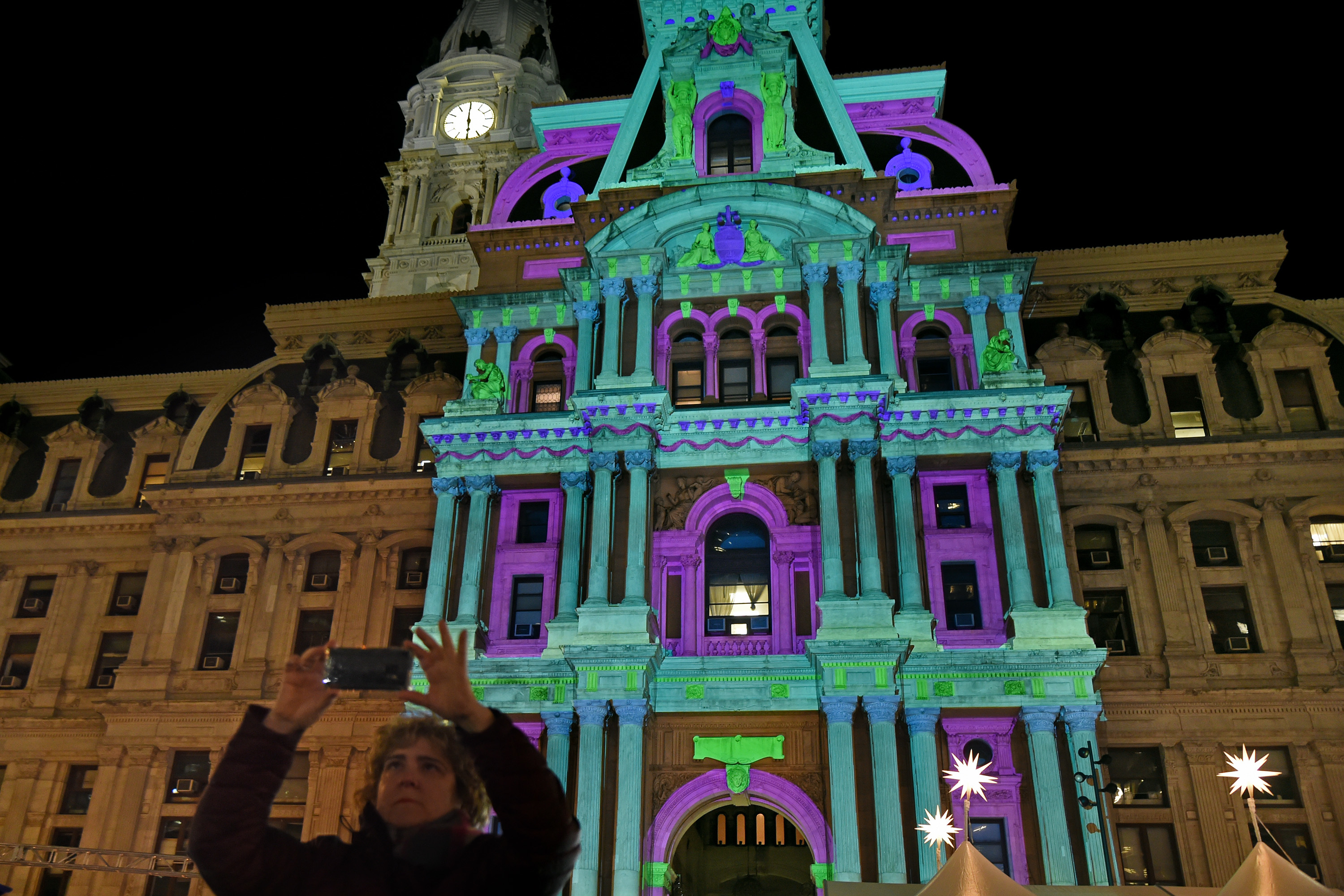 City hall clearance christmas lights