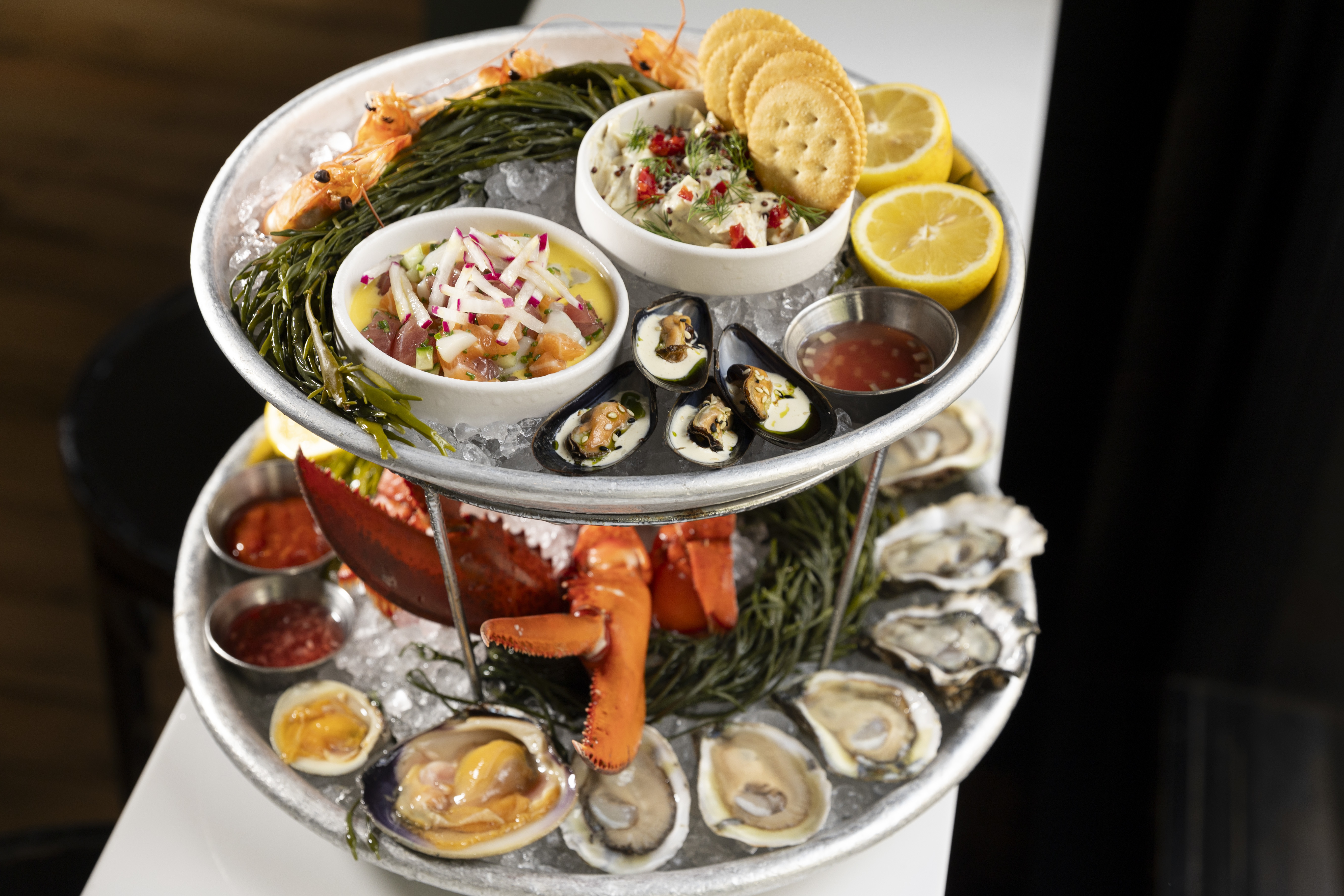 The Seafood Tower at Oyster House in Philadelphia on Thursday, July 11, 2024. Oyster House is located at 1516 Sansom Street.