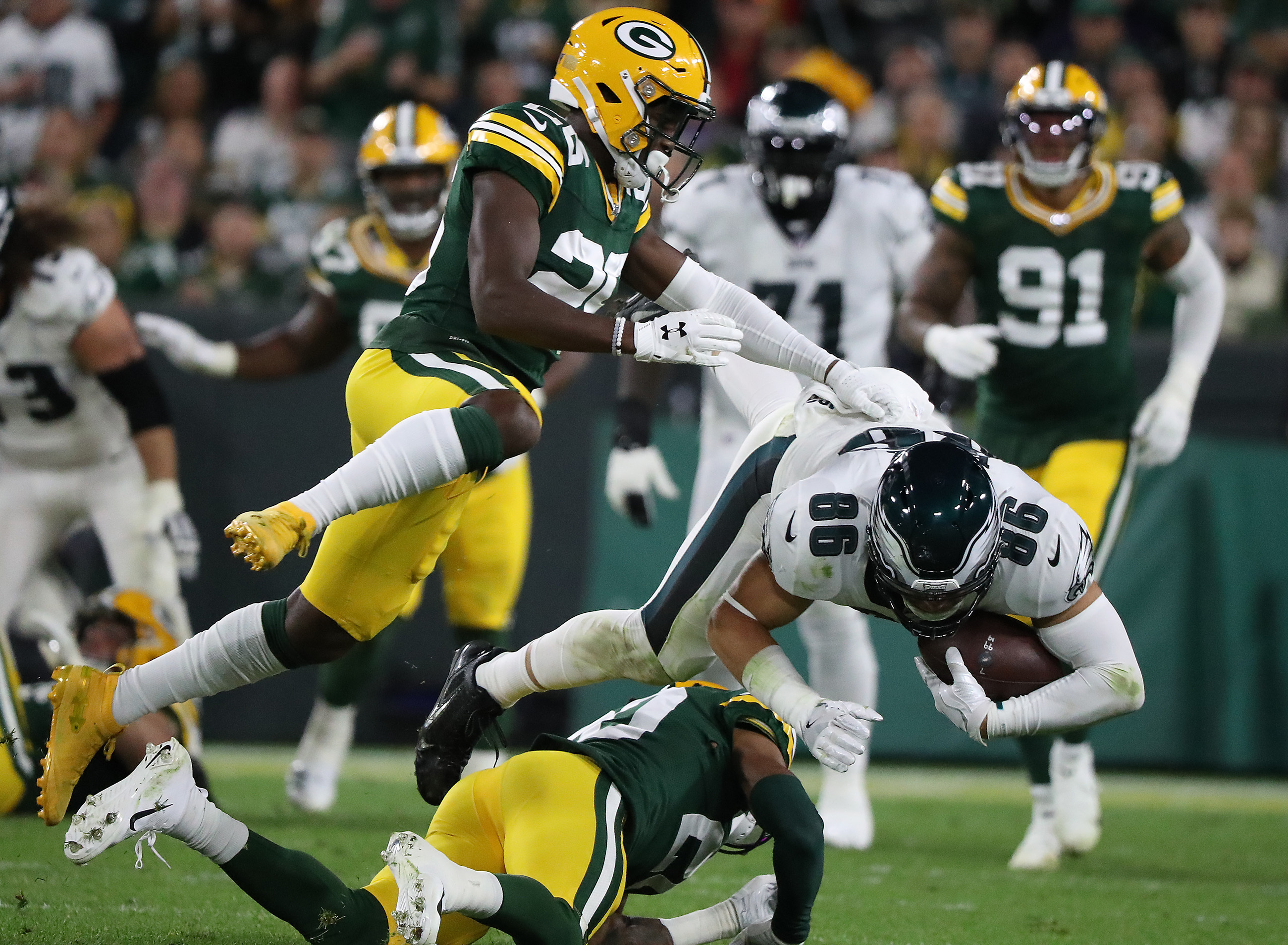 Pictures of Philadelphia Eagles' 34-27 victory over Green Bay Packers — NFL,  Week 4