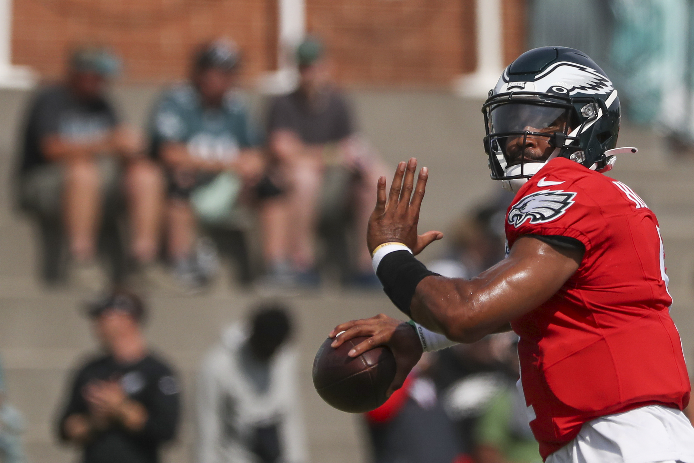 Eagles' Jalen Hurts had a forgettable moment, as the offense 'didn't look  good' in practice