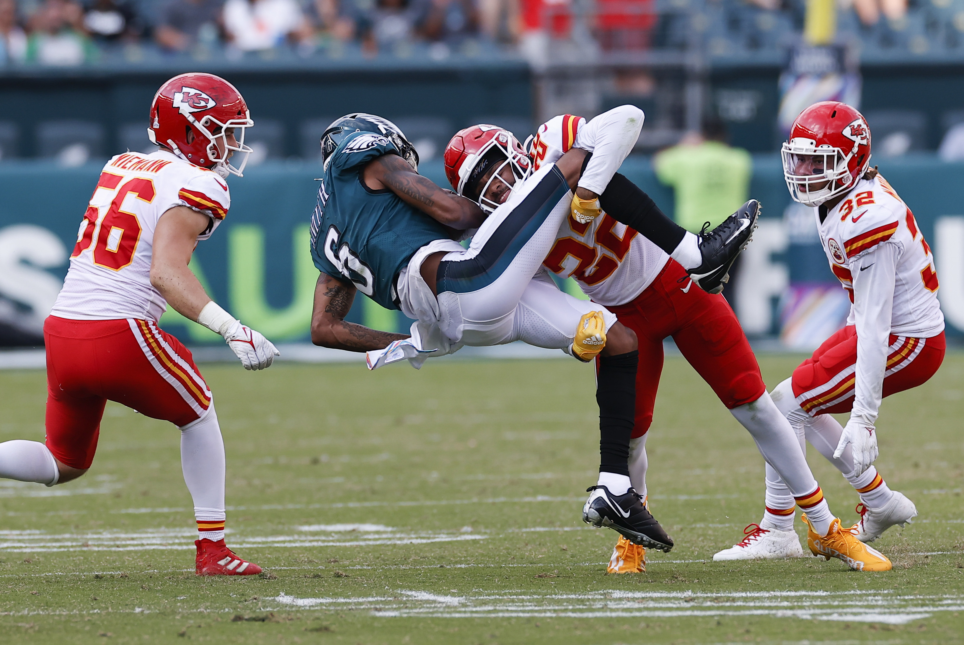 The Chiefs' red zone offense is one trick after another, and the Eagles  have to be ready for anything - The Boston Globe