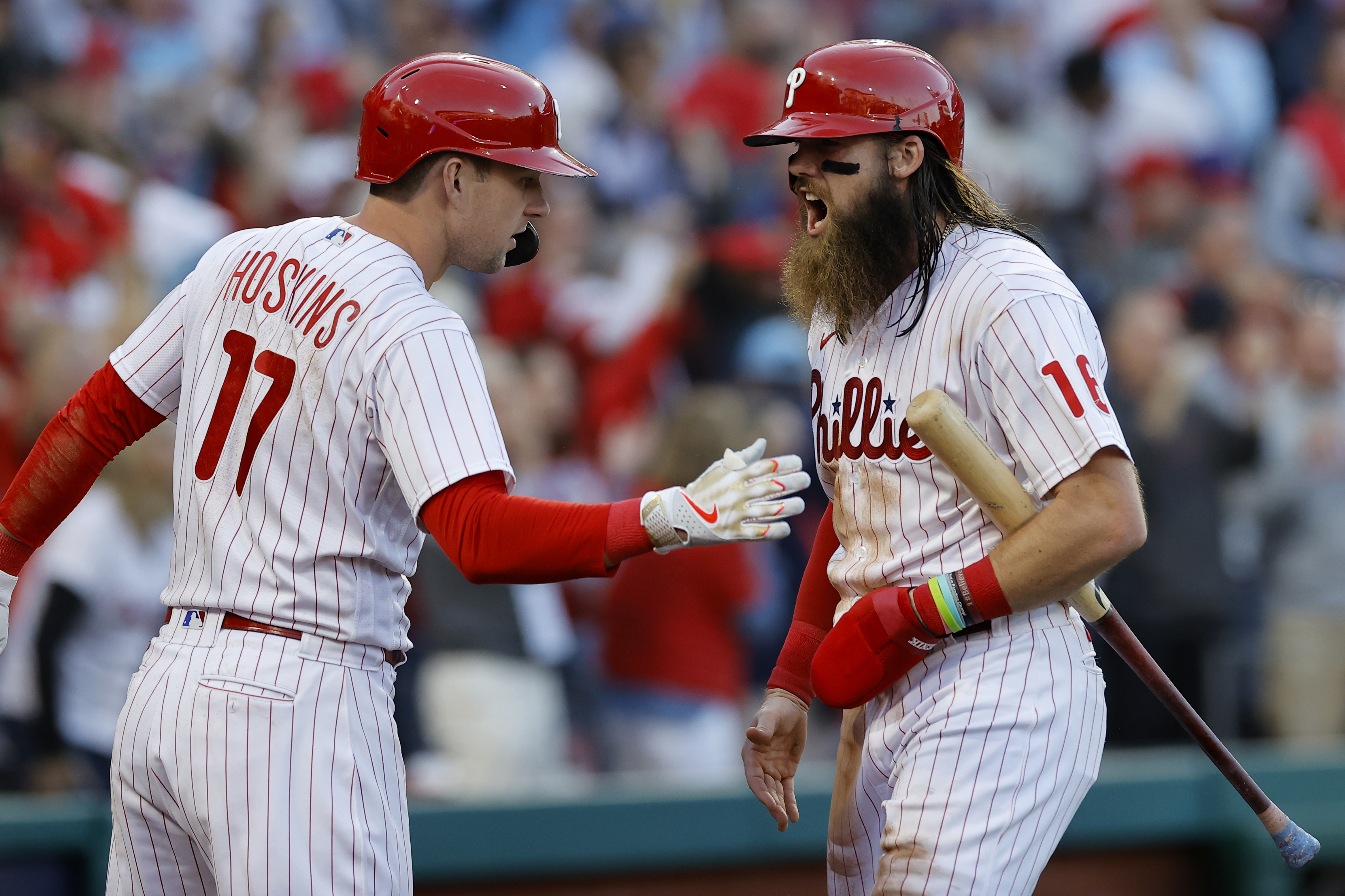 Fans react to Bryce Harper's playoff fits – NECN