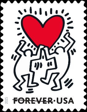 Keith Haring's 1985 drawing will soon become a postage stamp