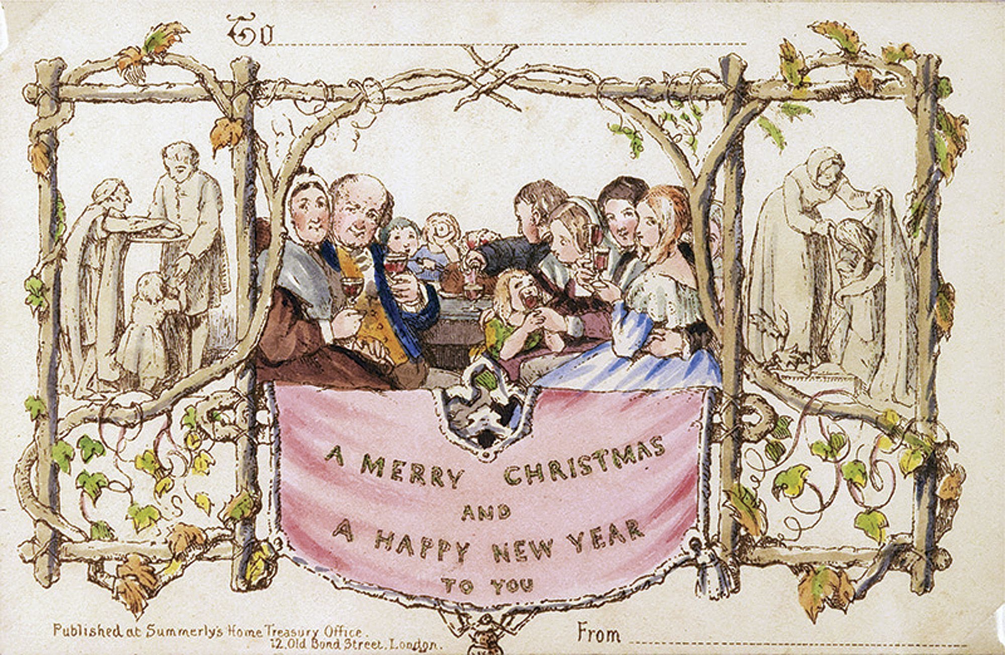 How nostalgia led to the invention of the first Christmas card
