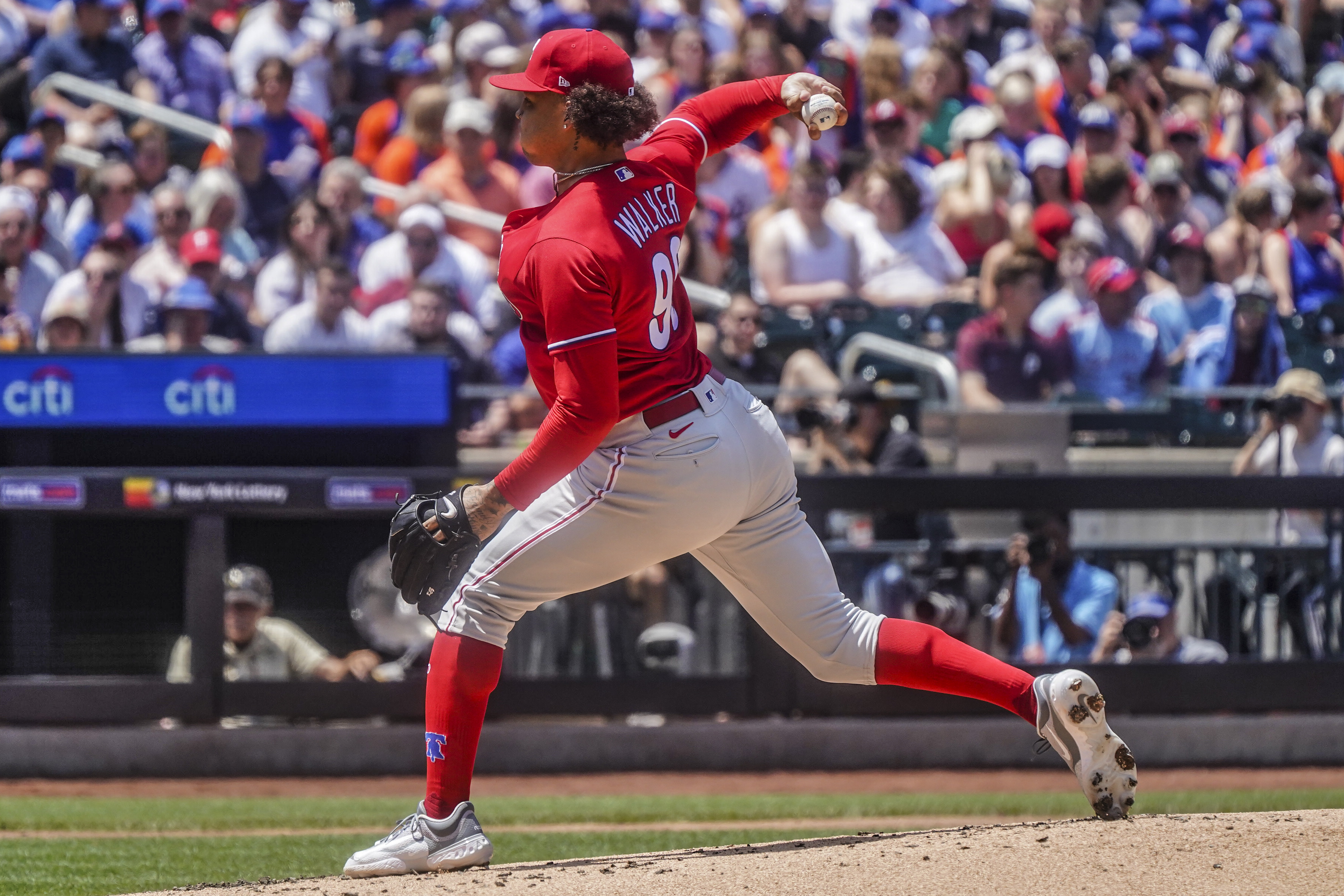 Mets 4, Phillies 2: Bats remain quiet and big pitch eludes Taijuan Walker  as Philly gets swept