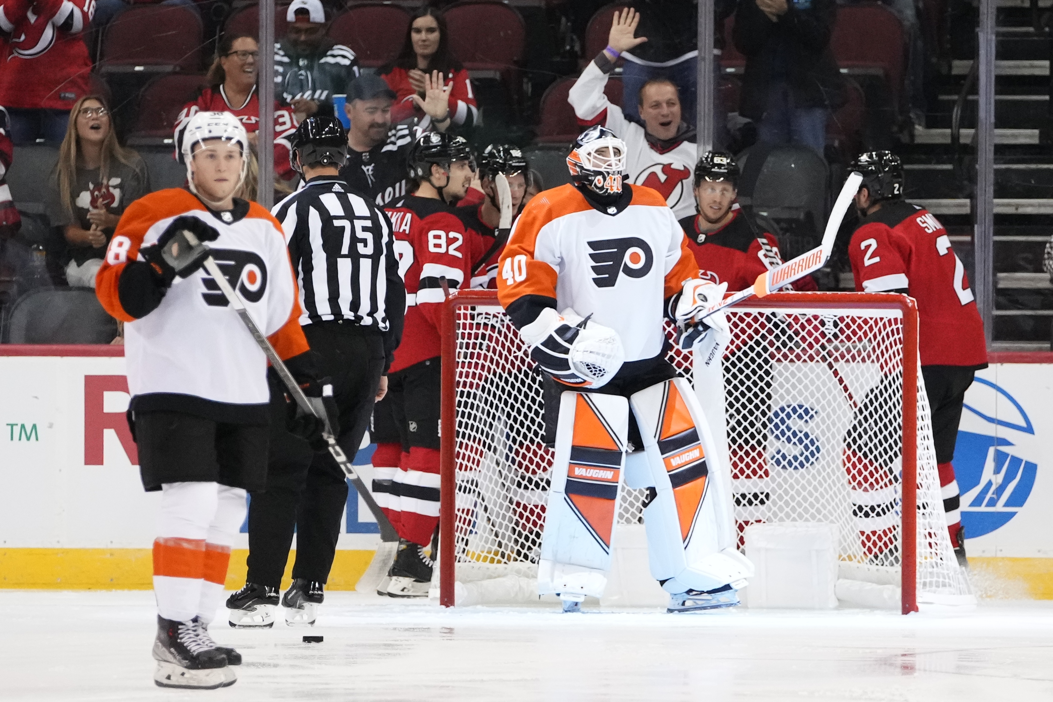 Flyers blown out in preseason opener as Sean Couturier returns and Cal  Petersen debuts