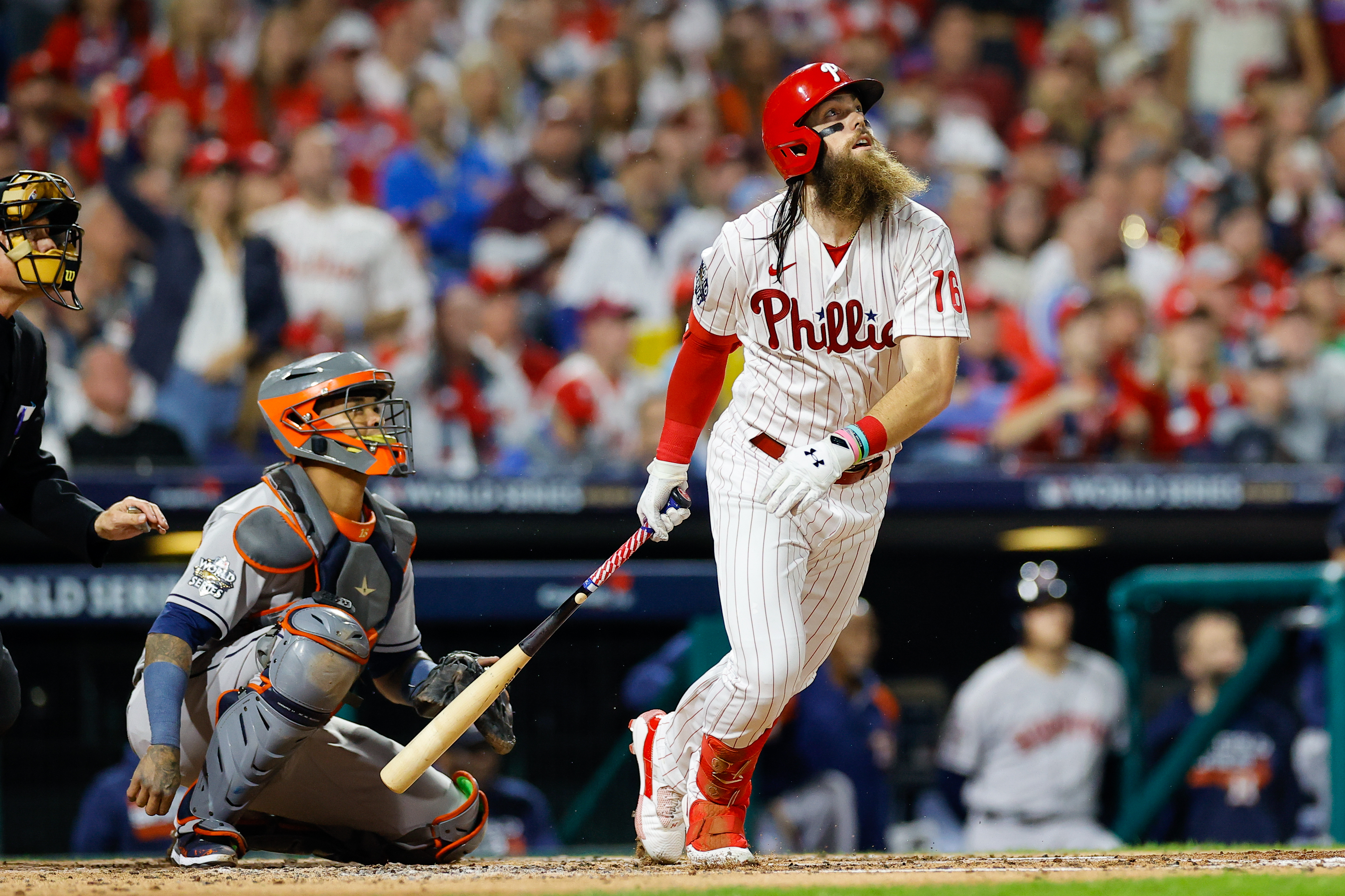 Brandon Marsh plays with wet hair, barks like a dog, is huge in Japan, and  is loved by the Phillies