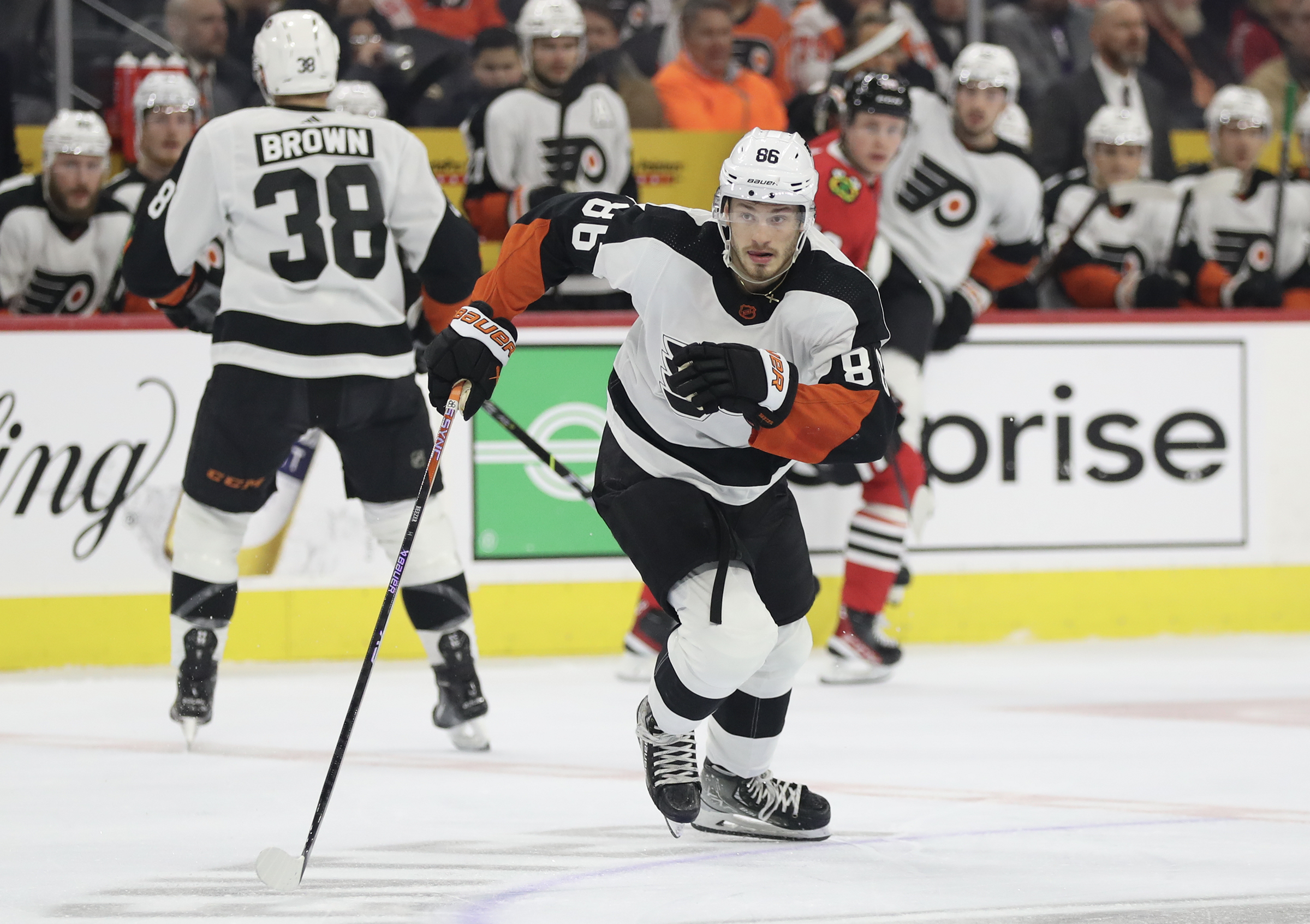 Flyers Notebook: Goal drought ended, Farabee tallies again in 7-2 win over  Pens – The Mercury
