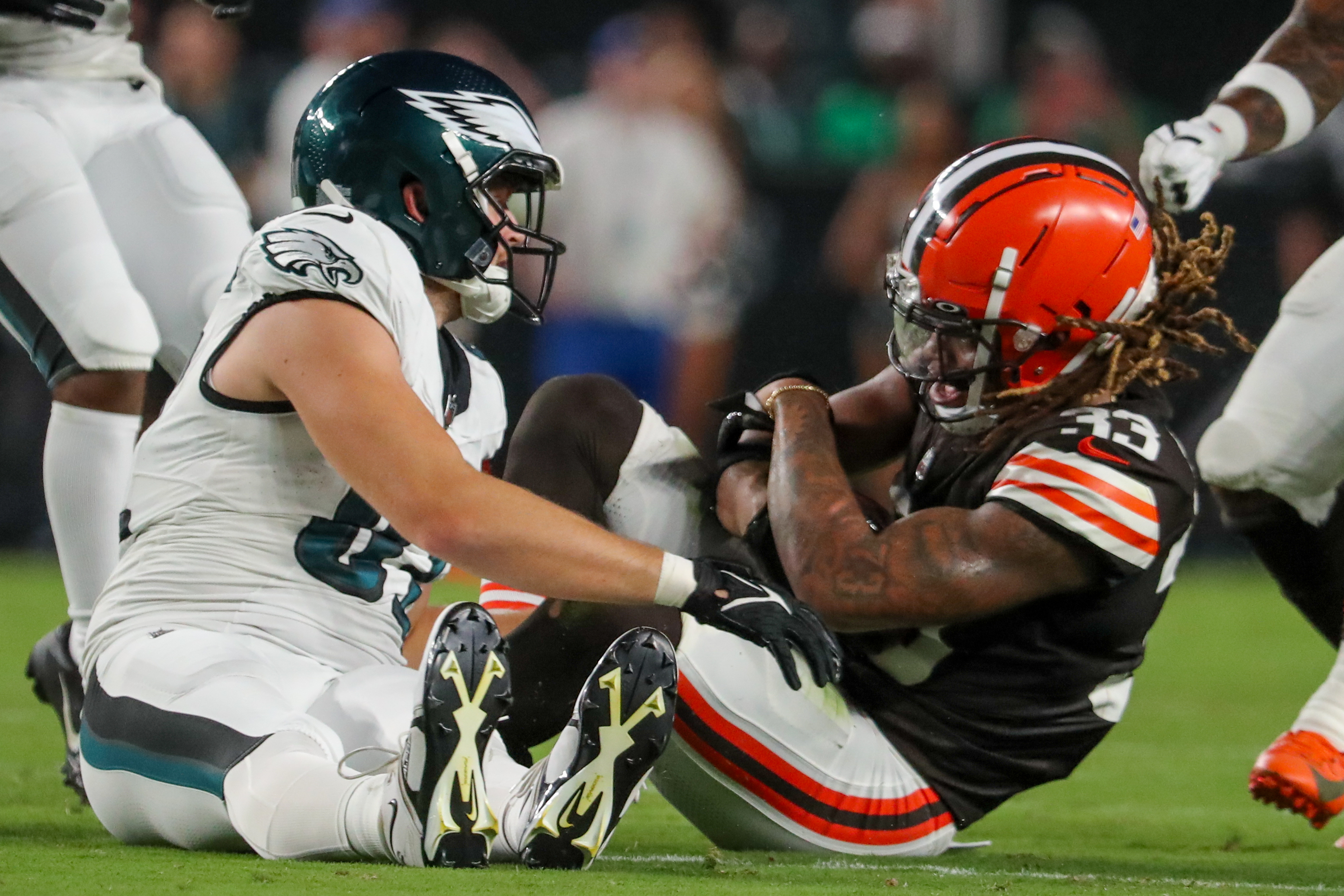 Backups Marcus Mariota, Dorian Thompson-Robinson struggle as starters rest  in Eagles-Browns 18-18 preseason tie - 6abc Philadelphia