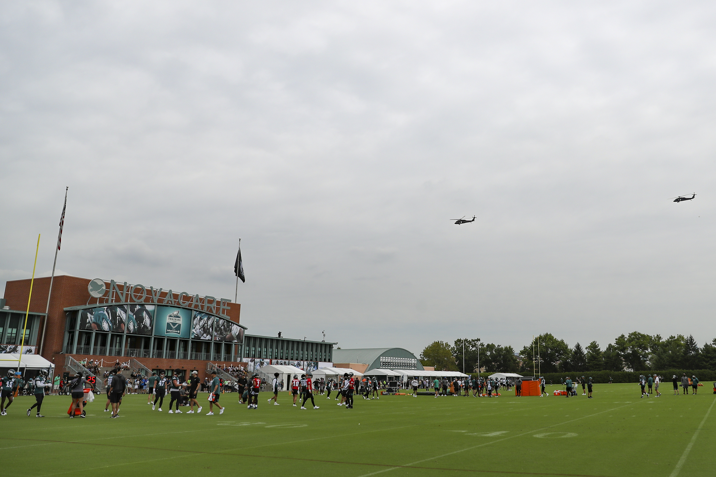 Philadelphia Eagles honor military with jerseys during training camp –  NBC10 Philadelphia