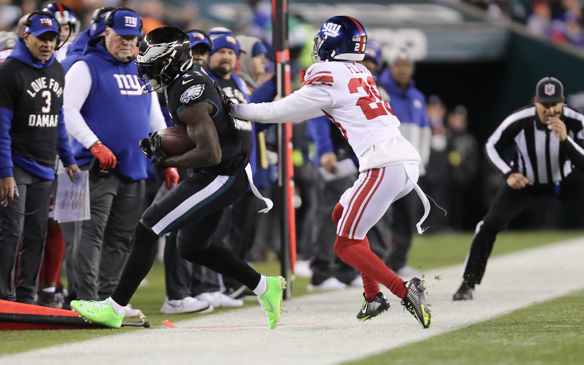 Cardinals connections in Giants-Eagles divisional round playoff game