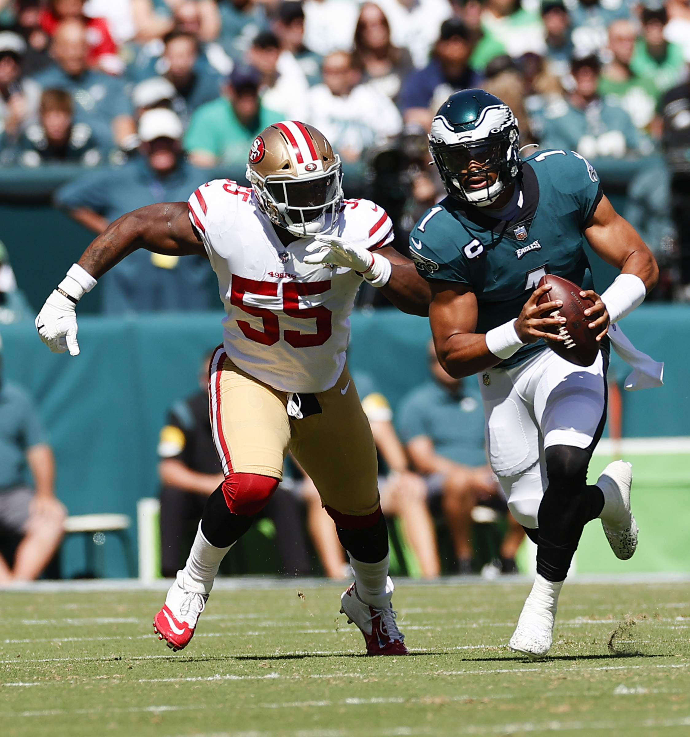 Philadelphia Eagles lose to San Francisco 49ers 17-11 in Week 2, also lose  Brandon Graham to injury