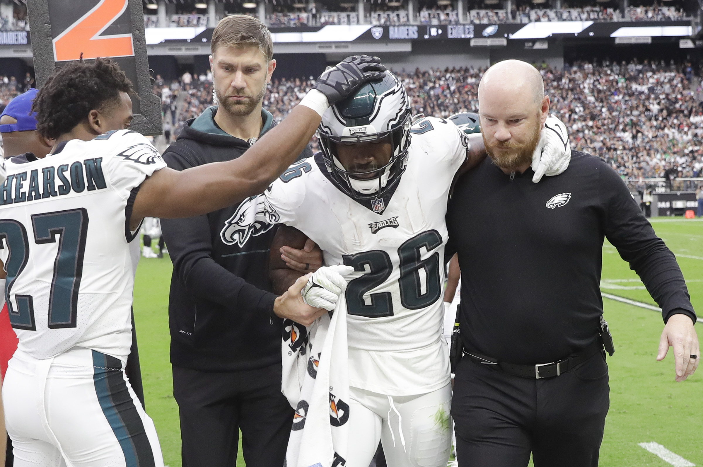 Miles Sanders injury: Eagles running back placed on injured reserve -  Bleeding Green Nation