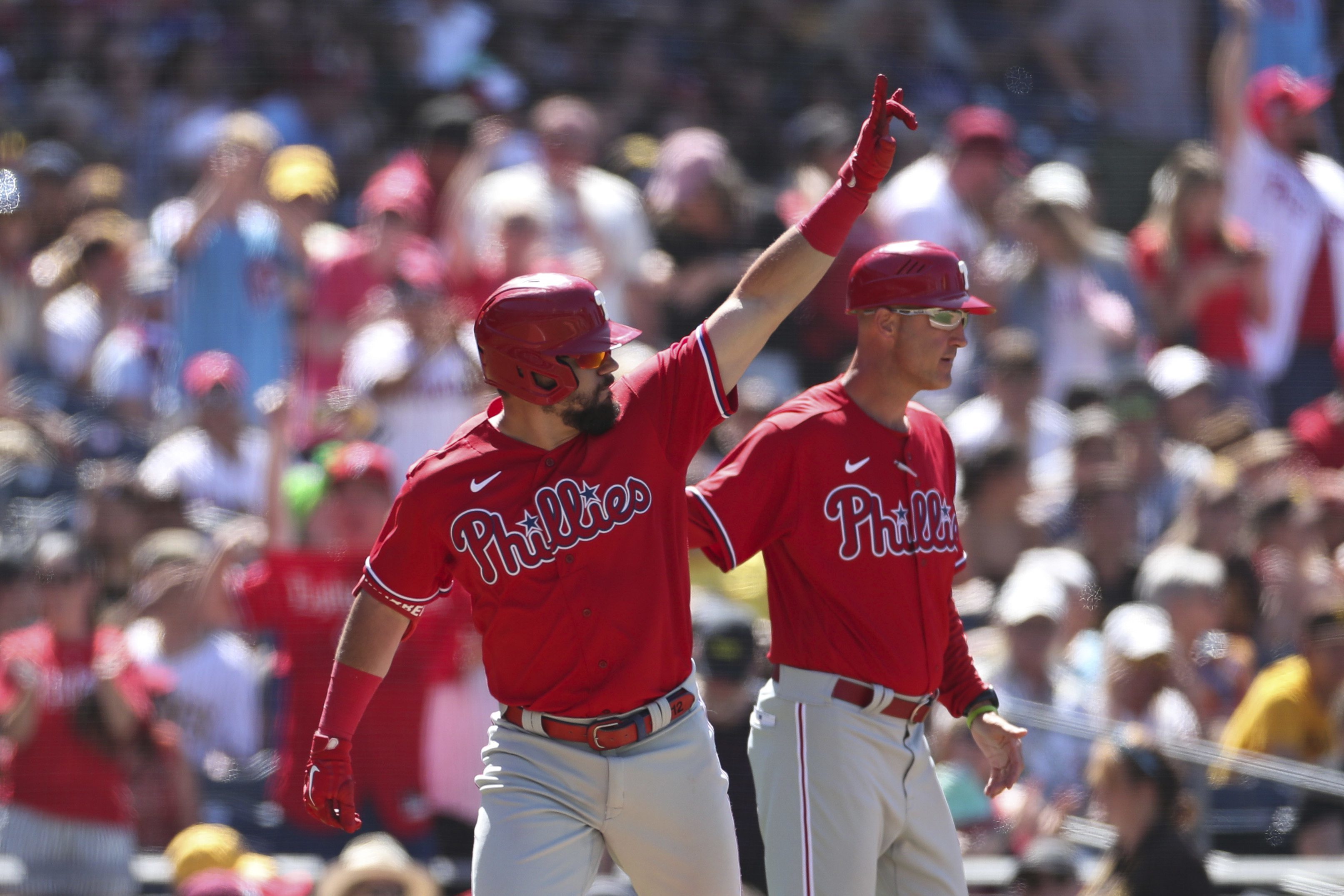 Watch: Phillies' Kyle Schwarber hits titanic home run vs. Braves