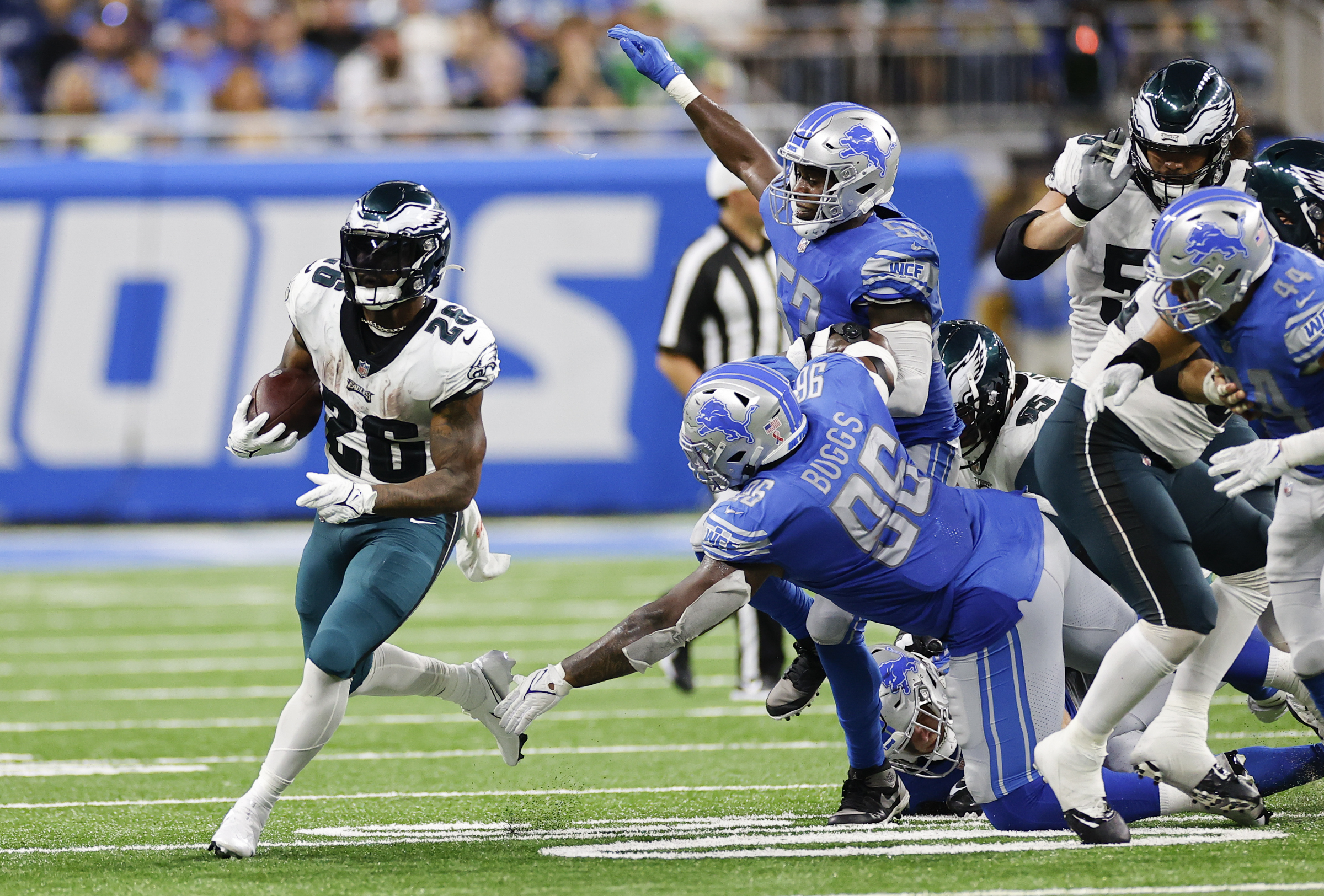 A.J. Brown, Philadelphia Eagles win 38-35 in season-opening shootout with Detroit  Lions