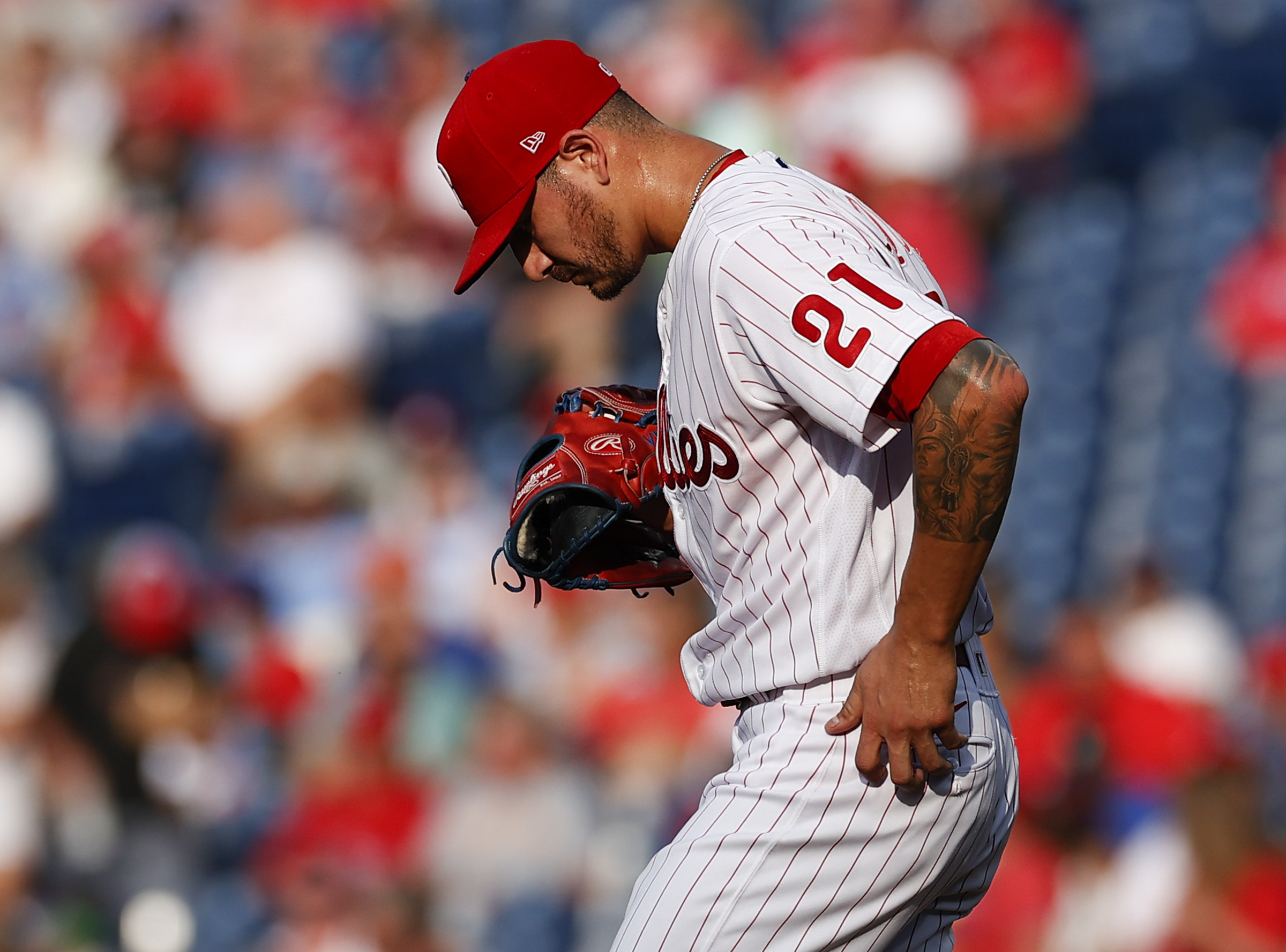 Red Sox tattoo Vince Velasquez, crush Phillies in first of three