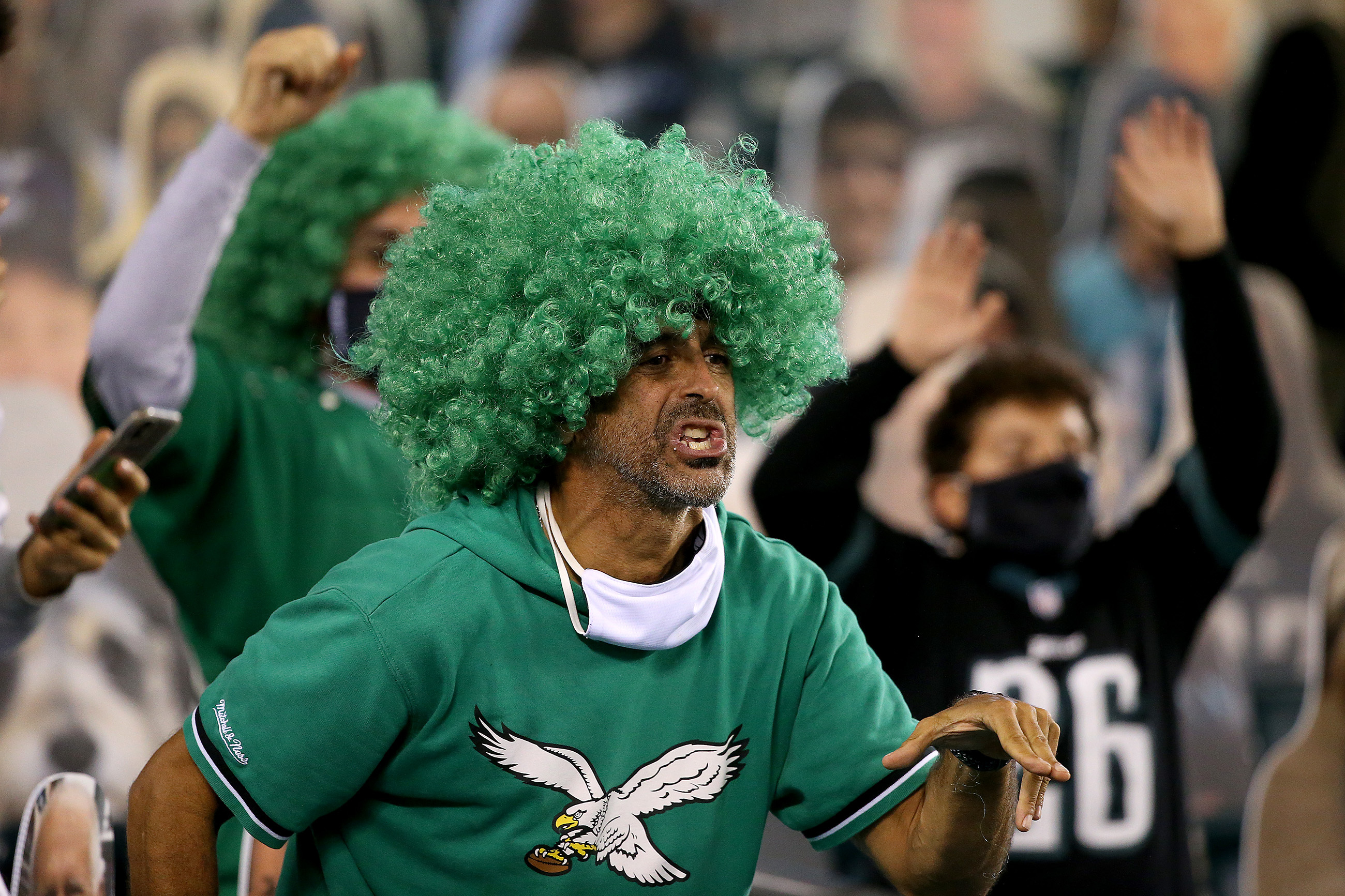 Eagles green wig sale