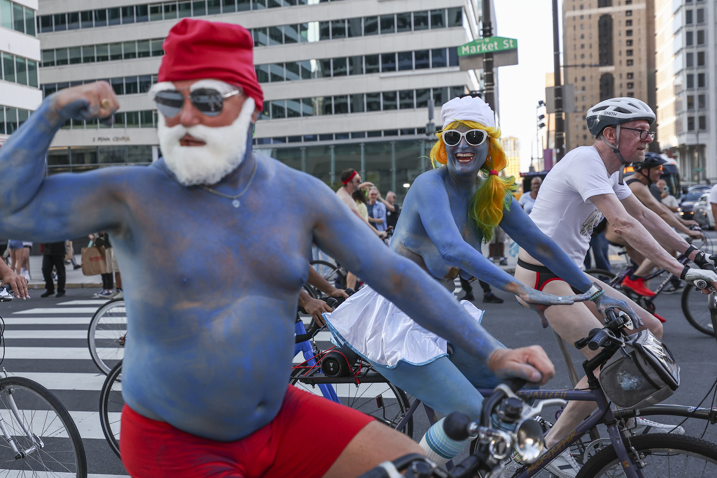 Photos of the 2023 Philly Naked Bike Ride