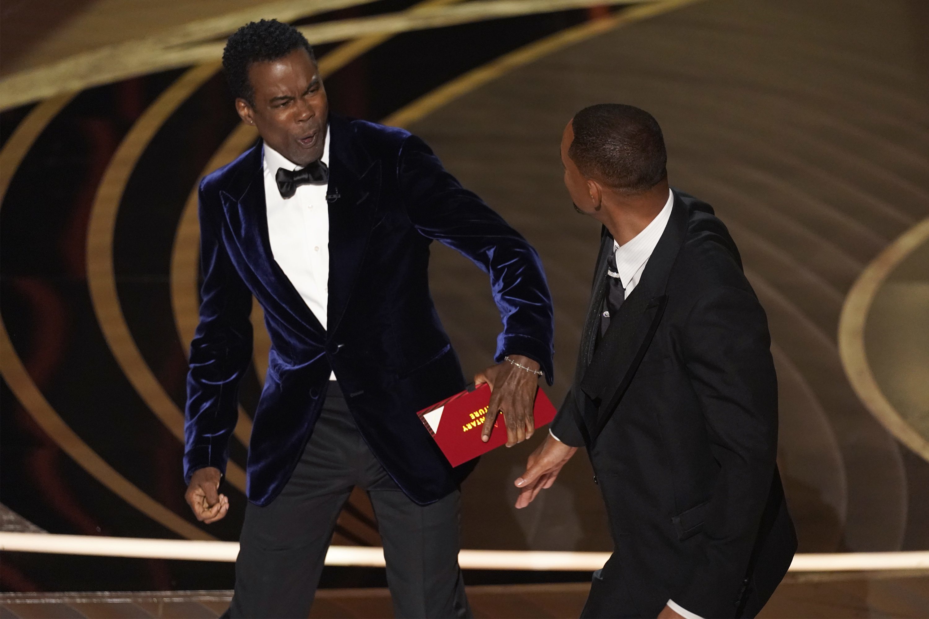 Will Smith smacks Chris Rock over Oscars joke about Jada Pinkett Smith