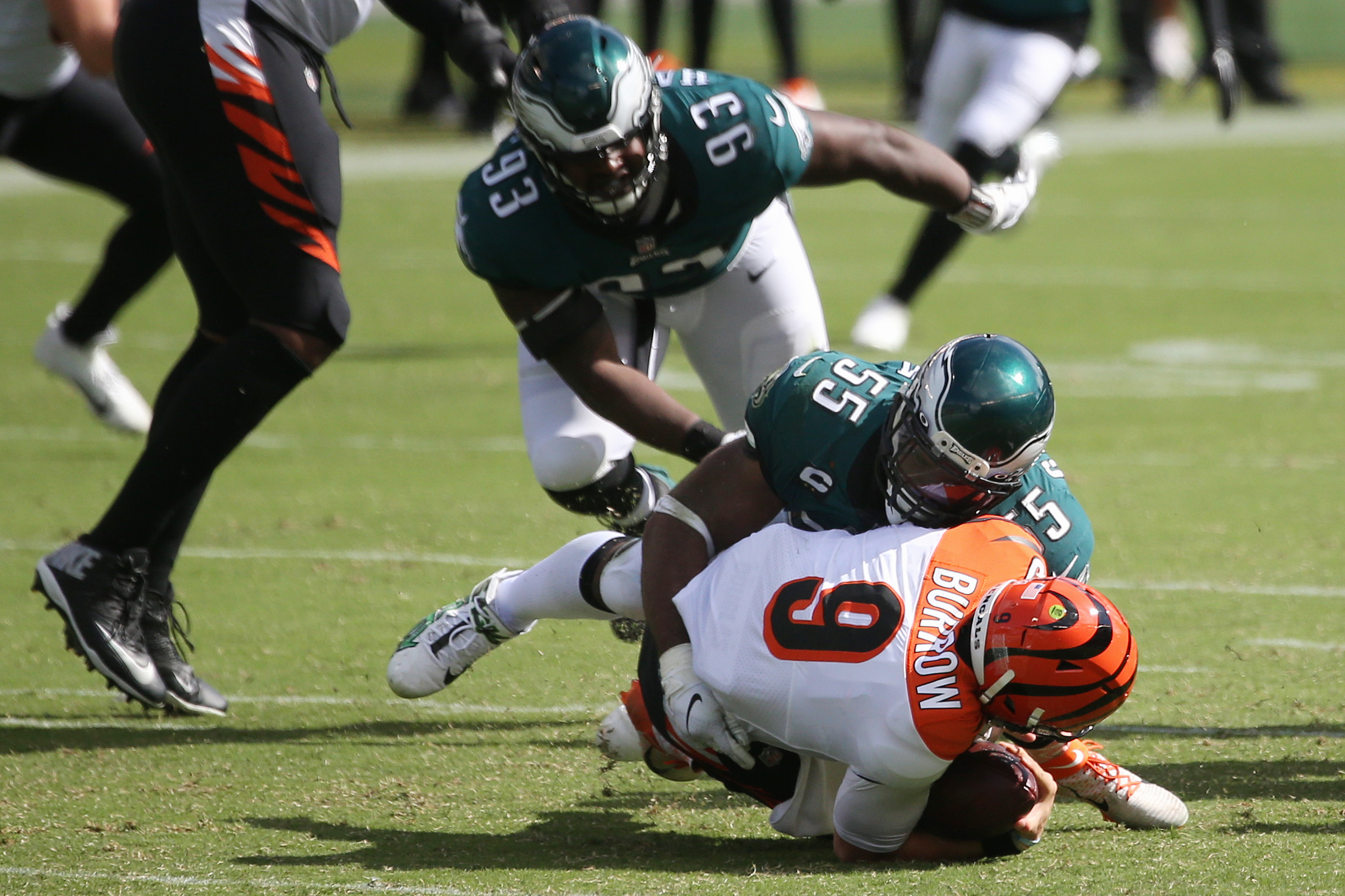 Dallas Goedert injury crippled Philadelphia Eagles in 23-23 tie with  Cincinnati Bengals