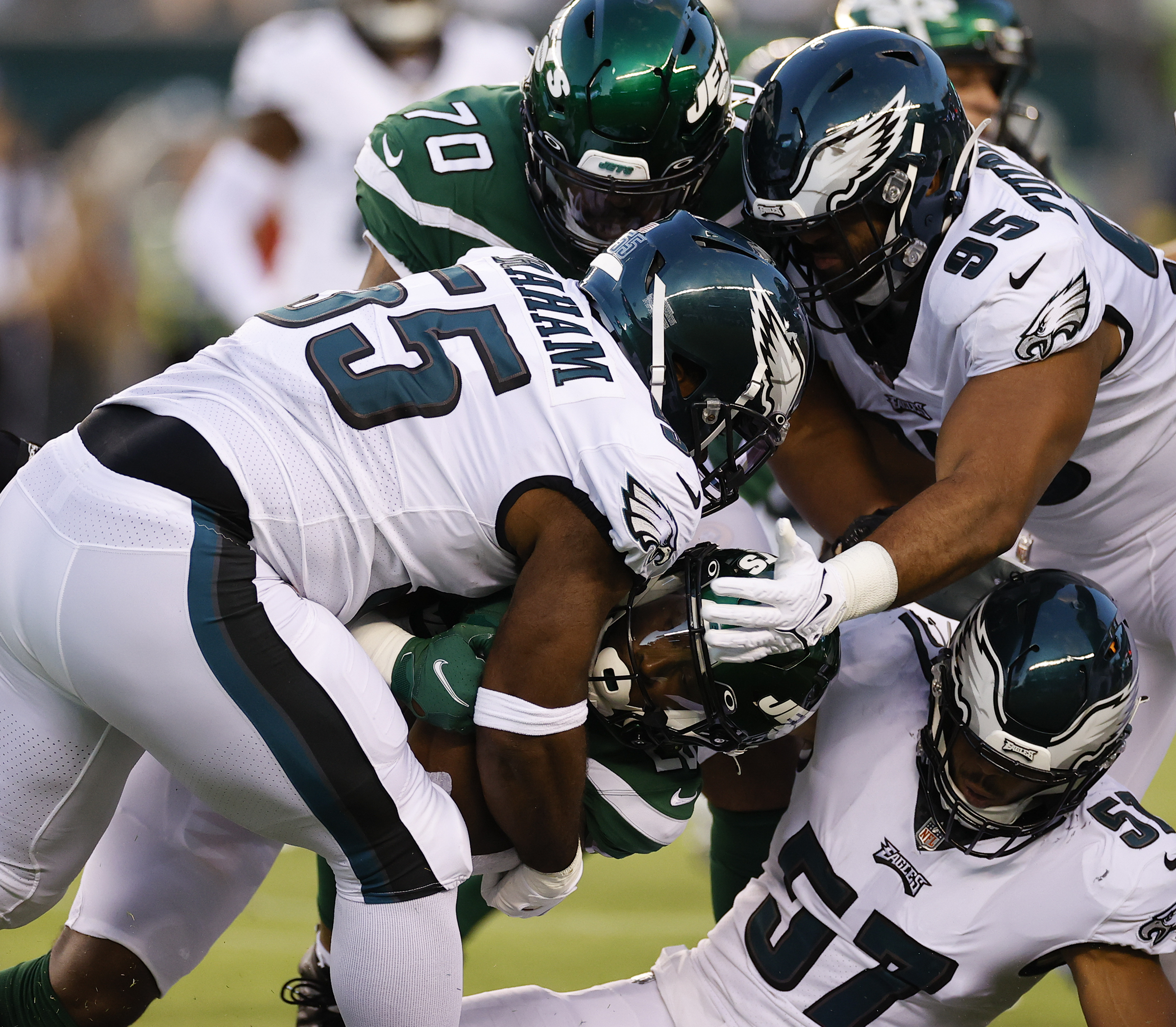 Why 'good juju' has Eagles' Brandon Graham still thriving in Year 13 - The  Athletic