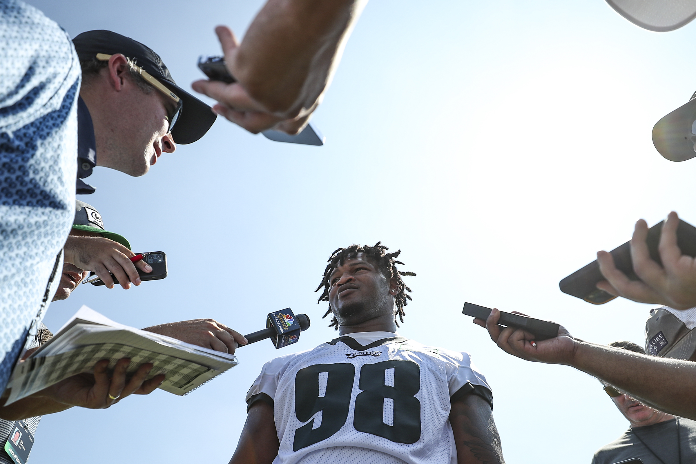 Eagles training camp 2023, Day 14: A.J. Brown is always open … even when  he's not – NBC Sports Philadelphia