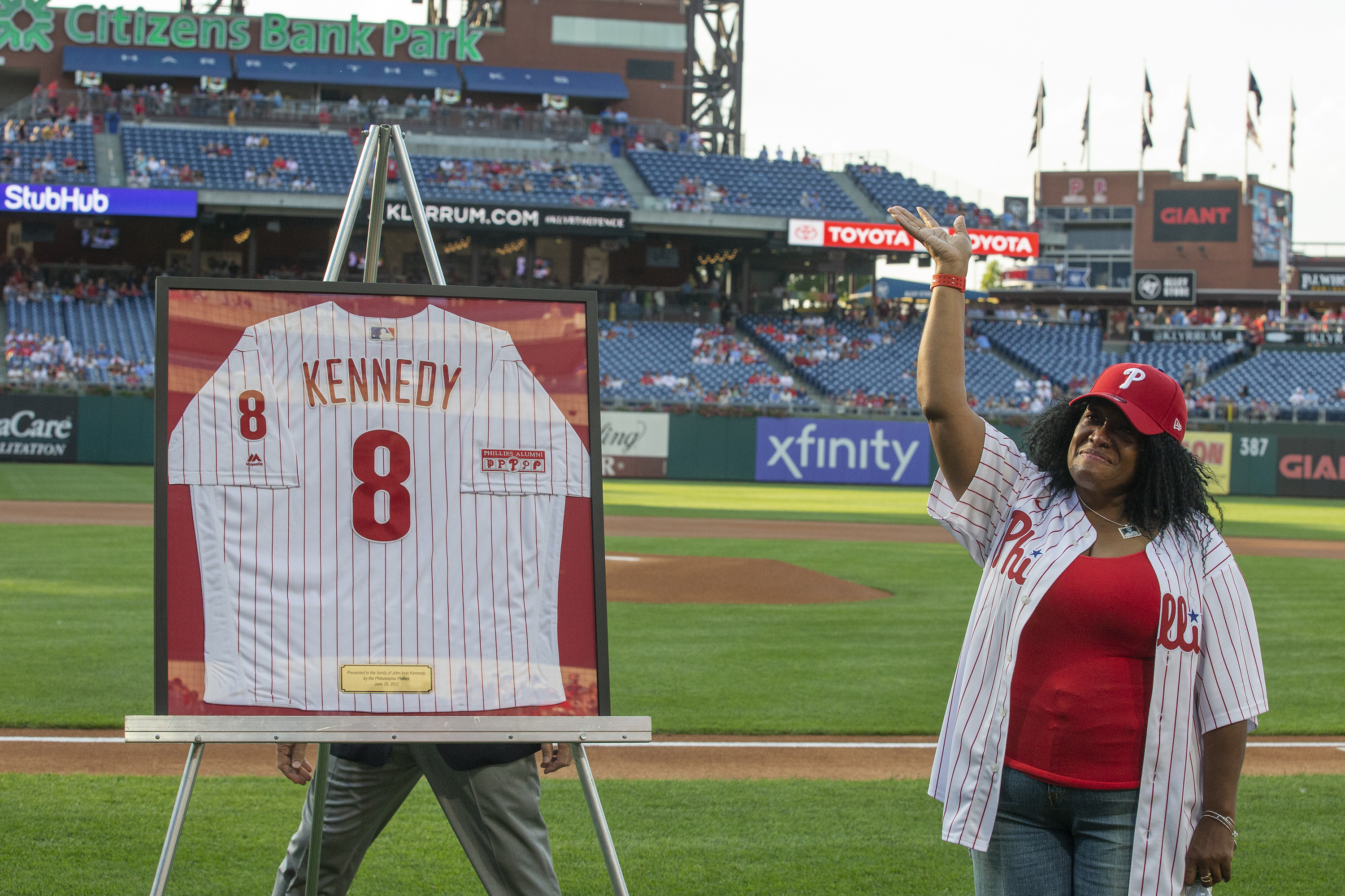 The Phillies Honor John Irvin Kennedy