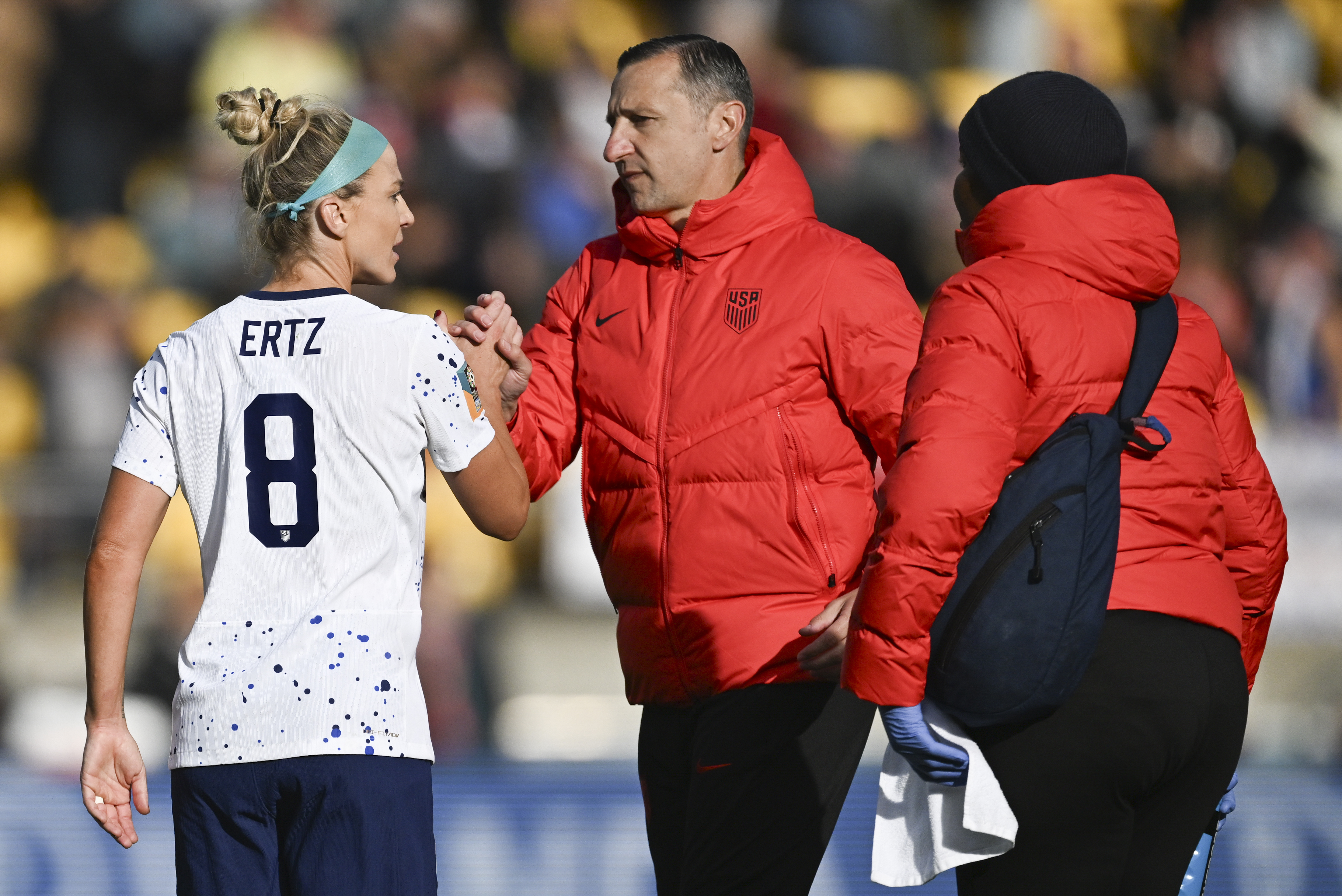 The USWNT's Julie Ertz, a time World Cup champion, is retiring from soccer  : NPR