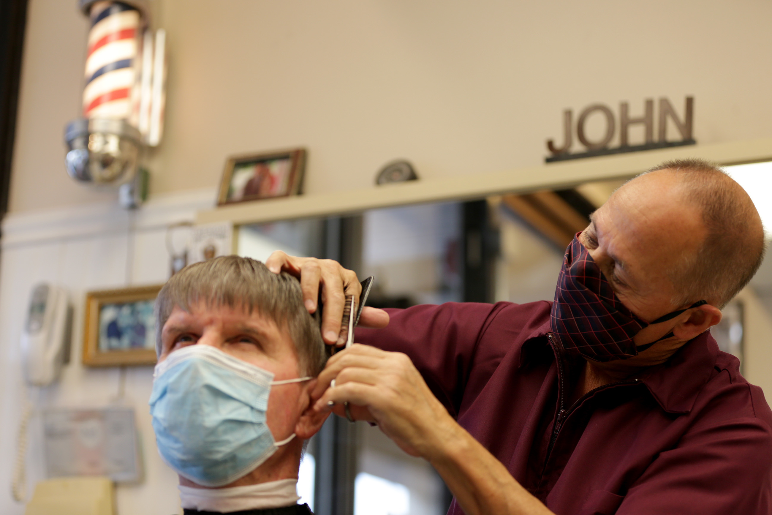 A Barber's Deal In Hartford: Get A COVID Shot, And The Haircut Is