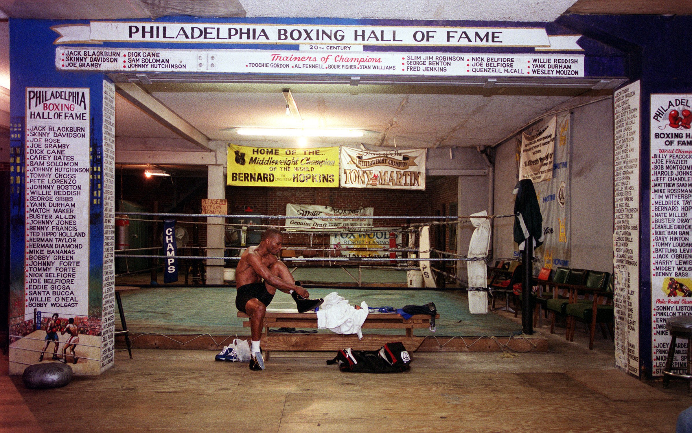 Bernard Hopkins Hall of Fame career started with a prison visit from Rudy Battle pic pic