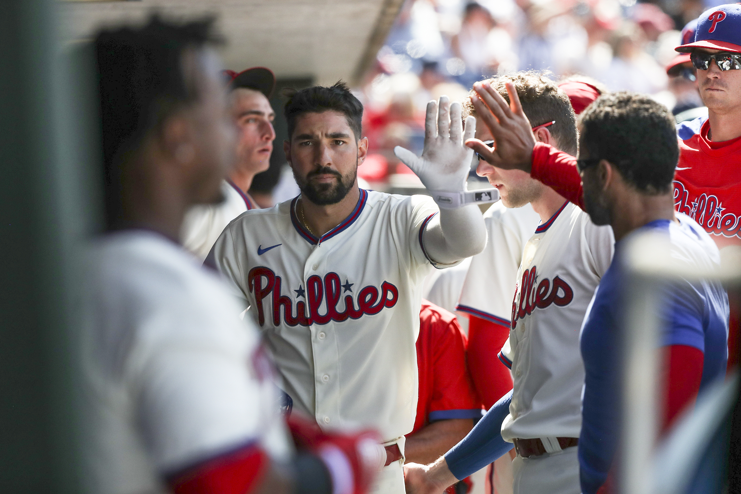 Phillies' Nick Castellanos headed for MRI after 'cramp' in his right side