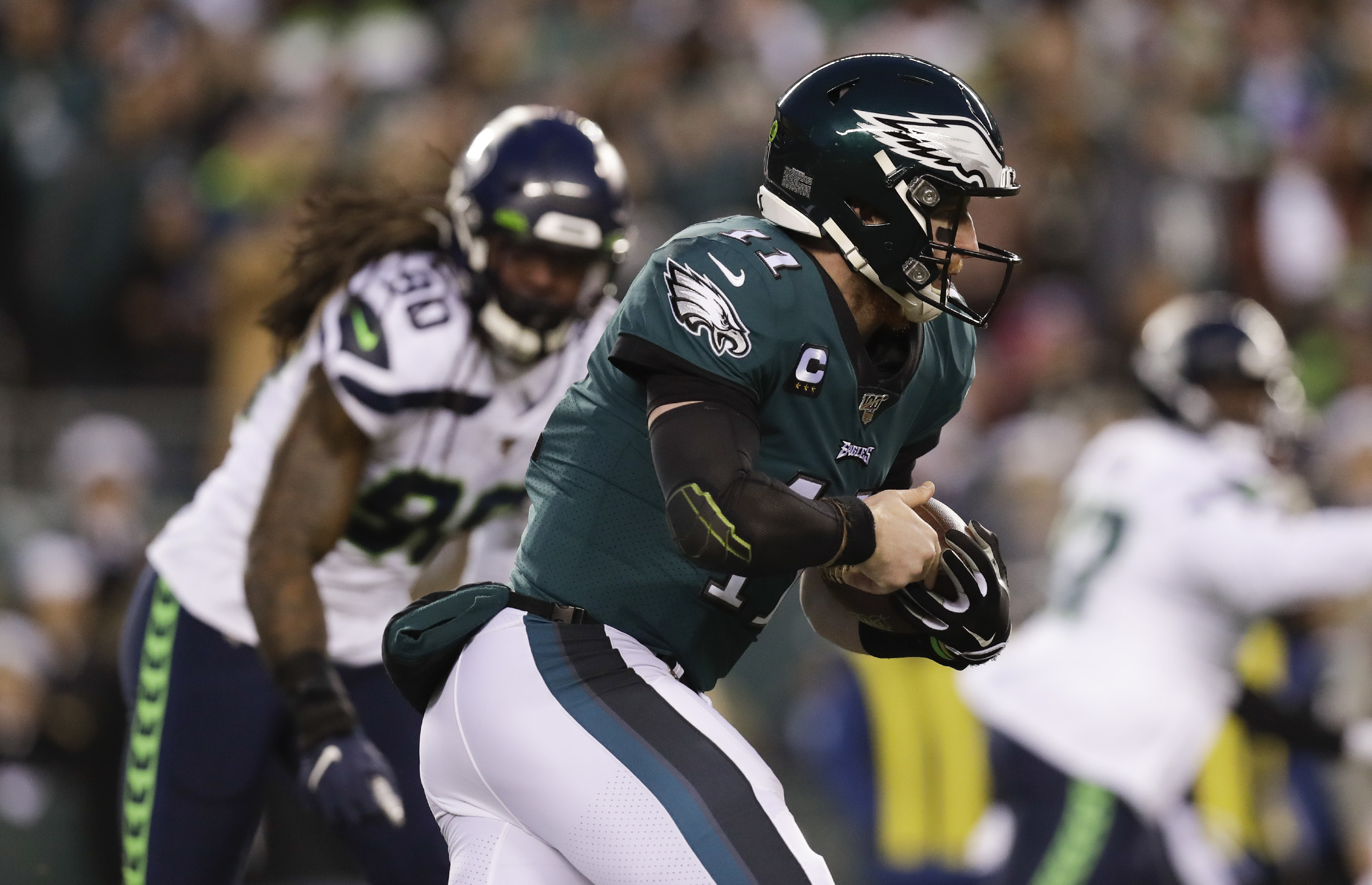 Philadelphia Eagles defensive end Brandon Graham's strip-sack ICES Eagles'  comeback win