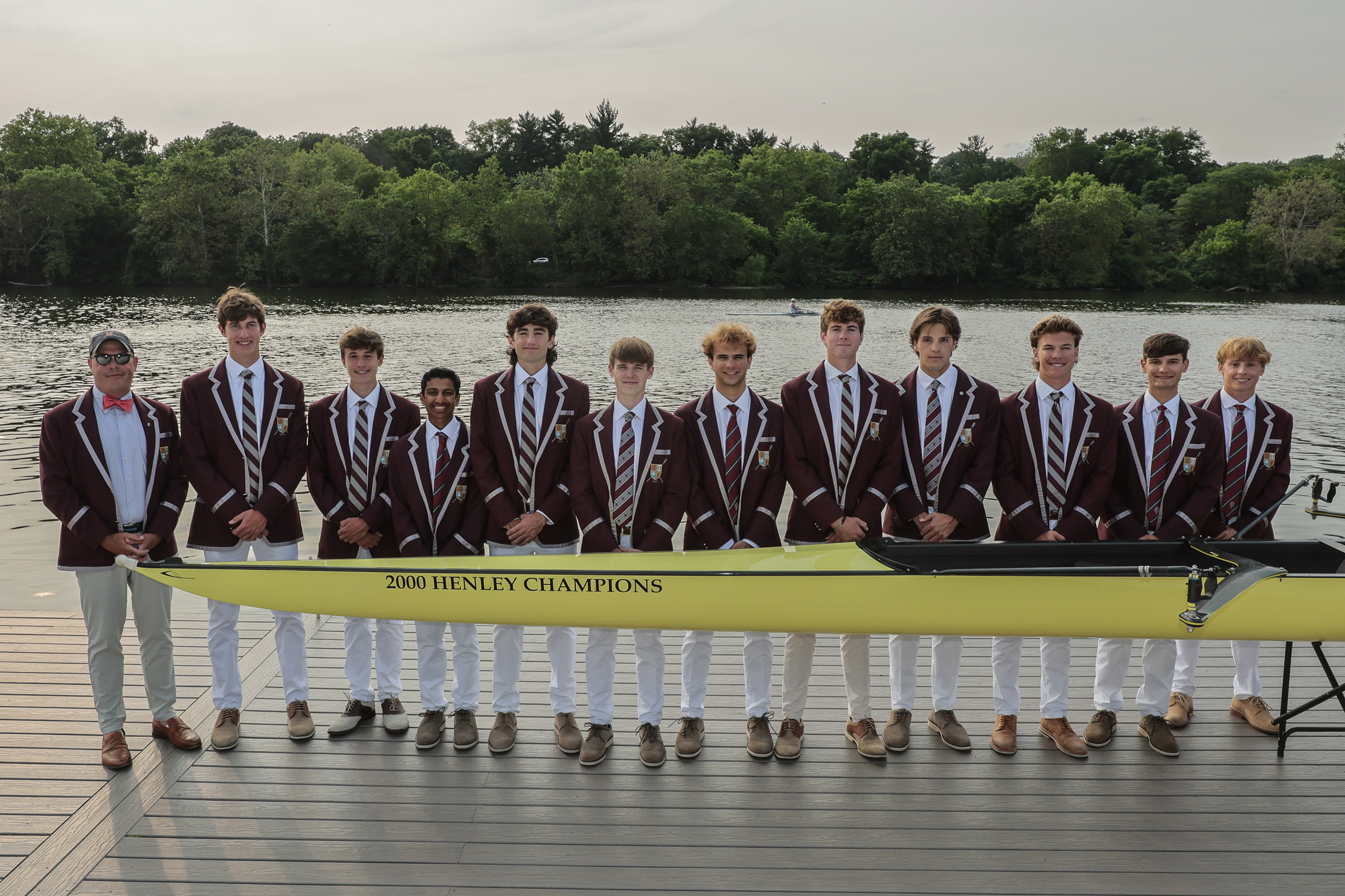 St. Joseph's Prep's crew will race Tuesday at the Henley Royal Regatta on  the River Thames