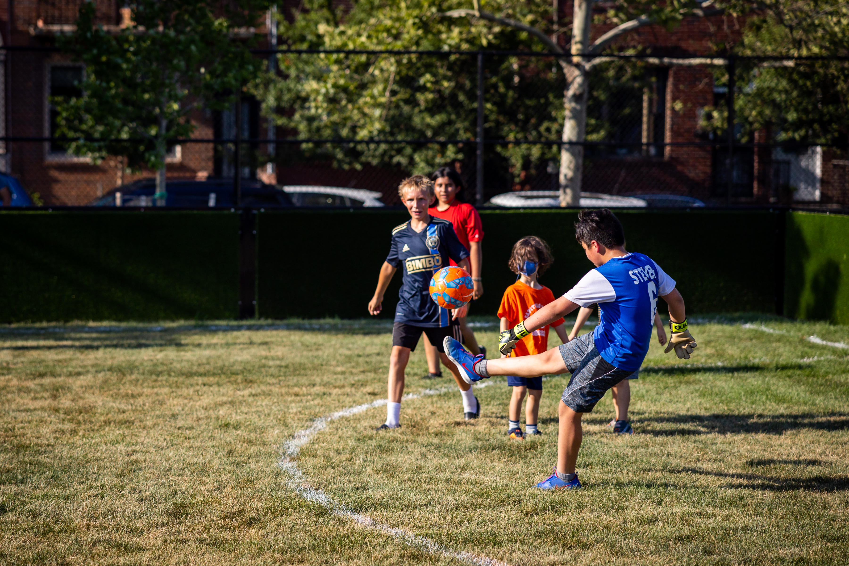 The mini soccer pitch at Capitolo Playground has been transformative. Now  it is Gifford Playground's turn.