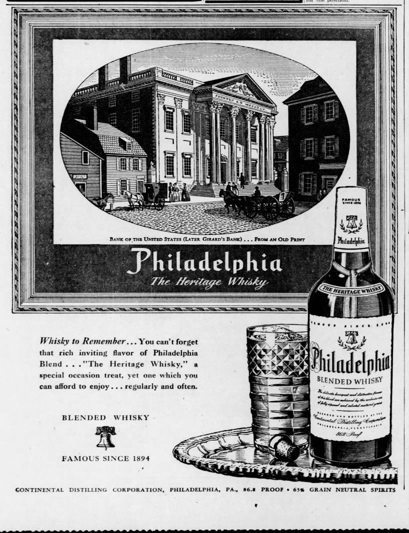 Philadelphia Whiskey is neither made nor sold in Philly