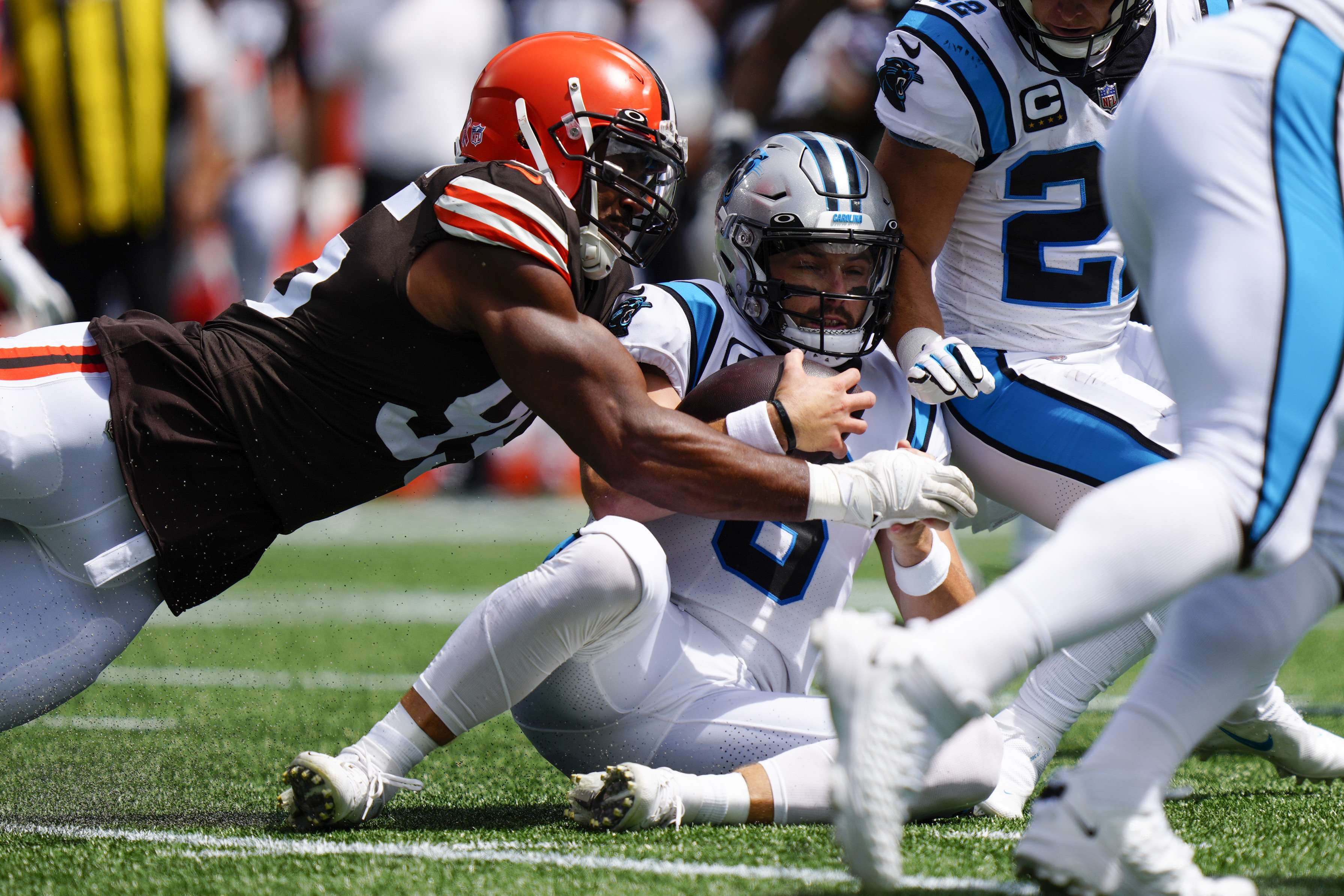 Myles Garrett: Cleveland Browns defensive end released from