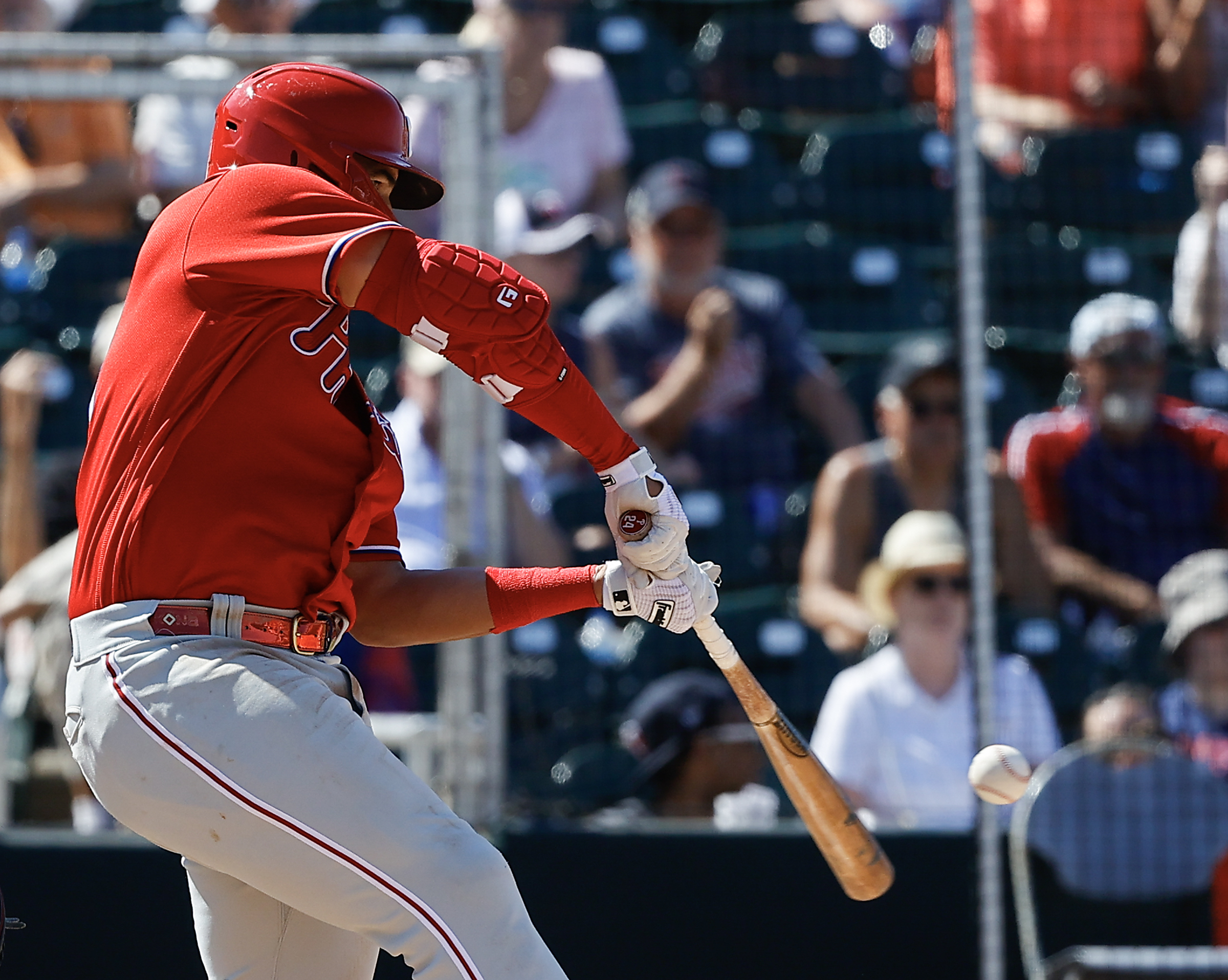 Phillies spring training: Darick Hall battling for roster spot, working in  outfield – NBC Sports Philadelphia