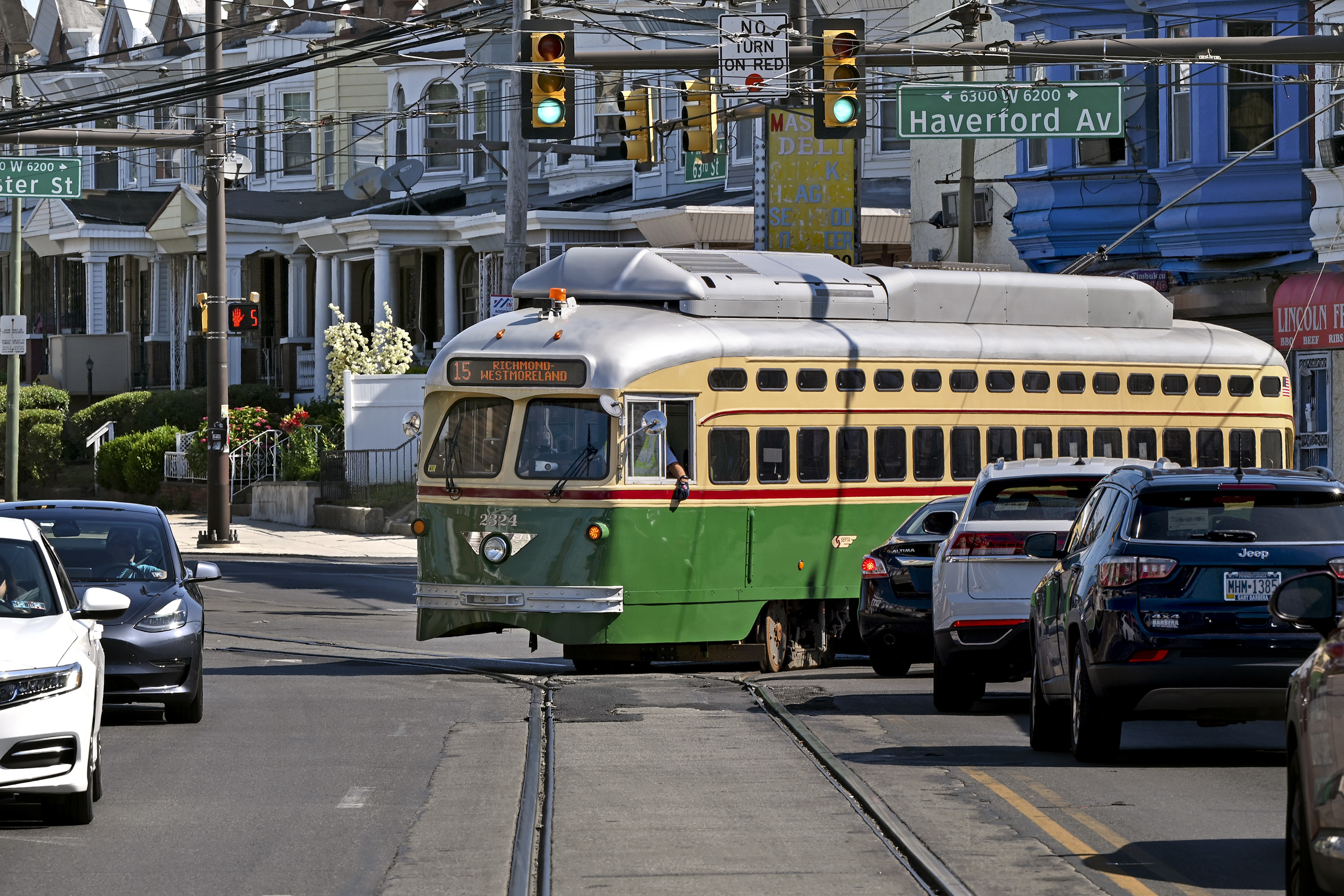 SEPTA Route 15 trolleys return to service after yearslong restoration