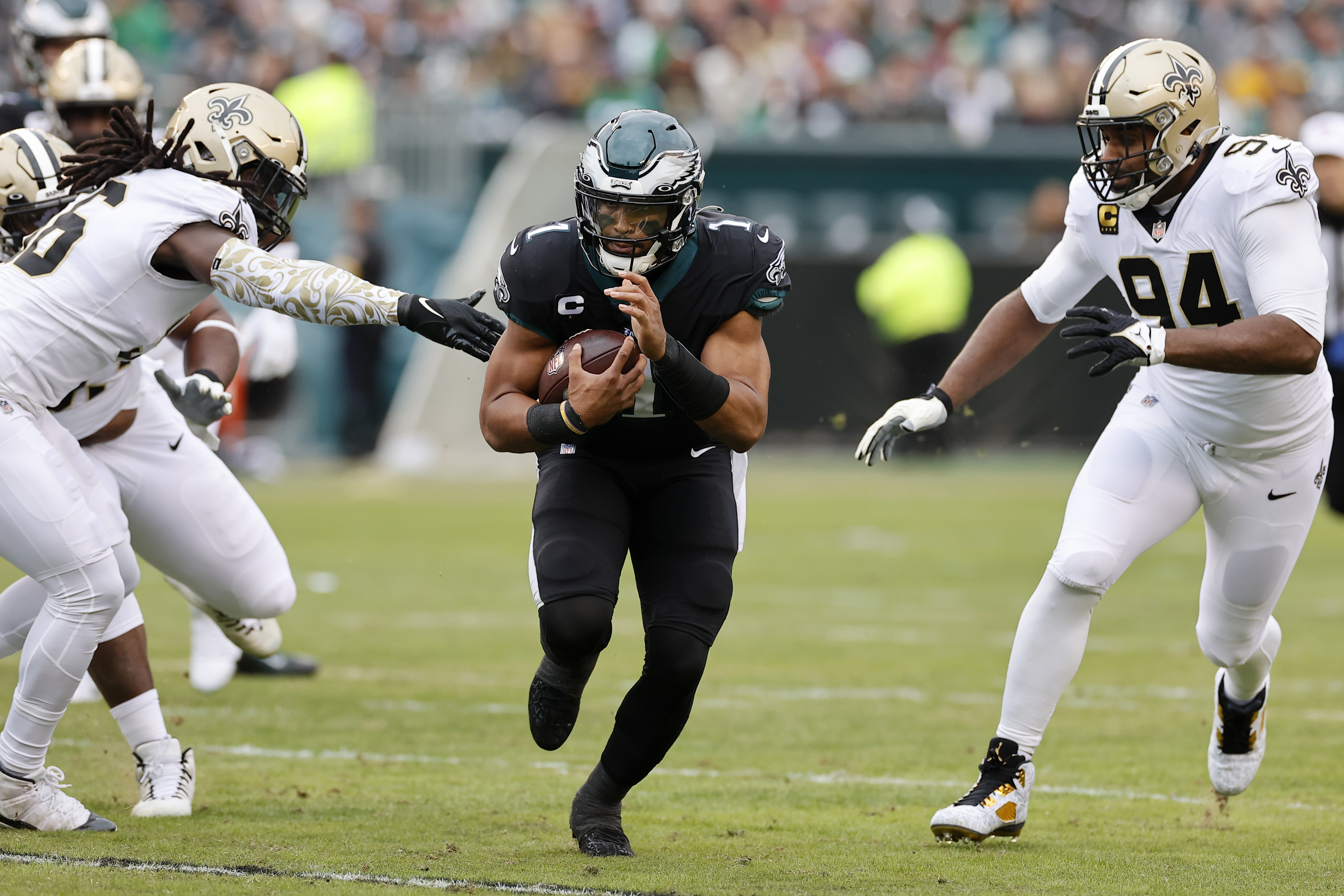 Eagles-Saints analysis: Jalen Hurts, running game shine vs. NFL's