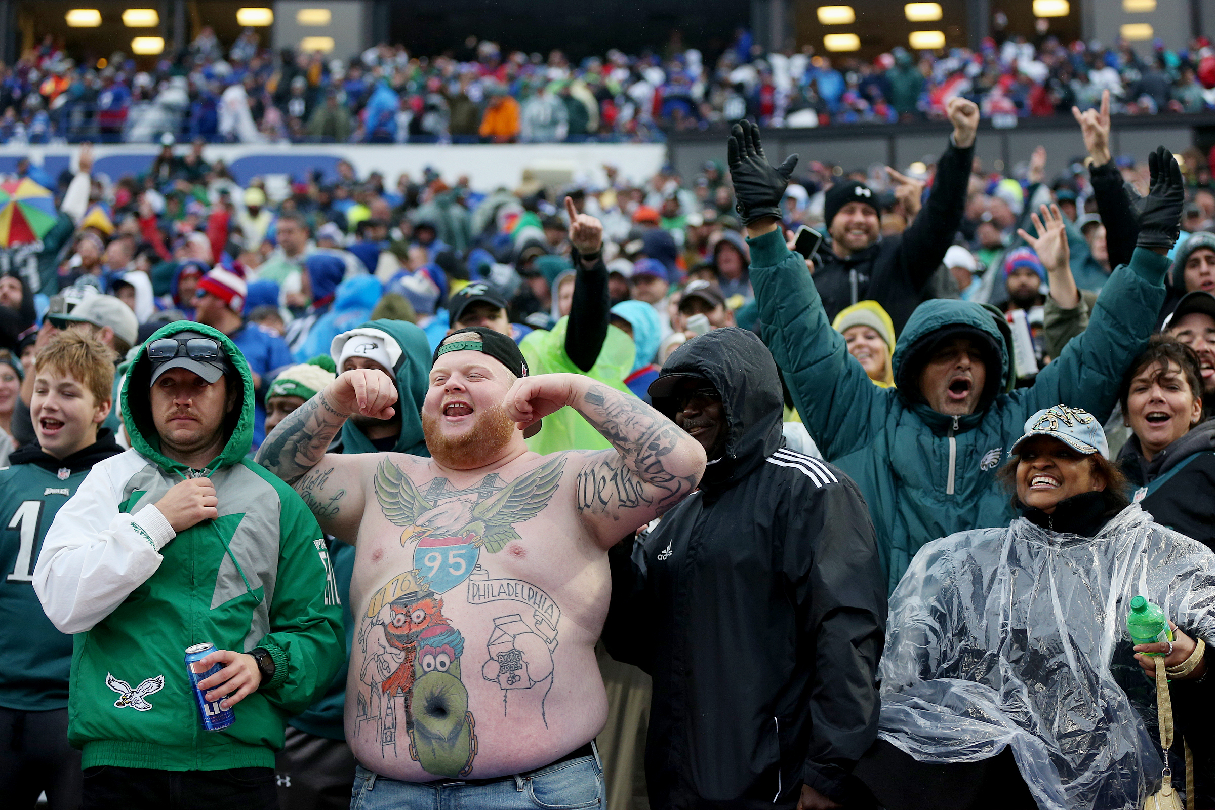 Rob Dunphy the Phanatic tattoo guy is ready for an epic Philly sports  weekend