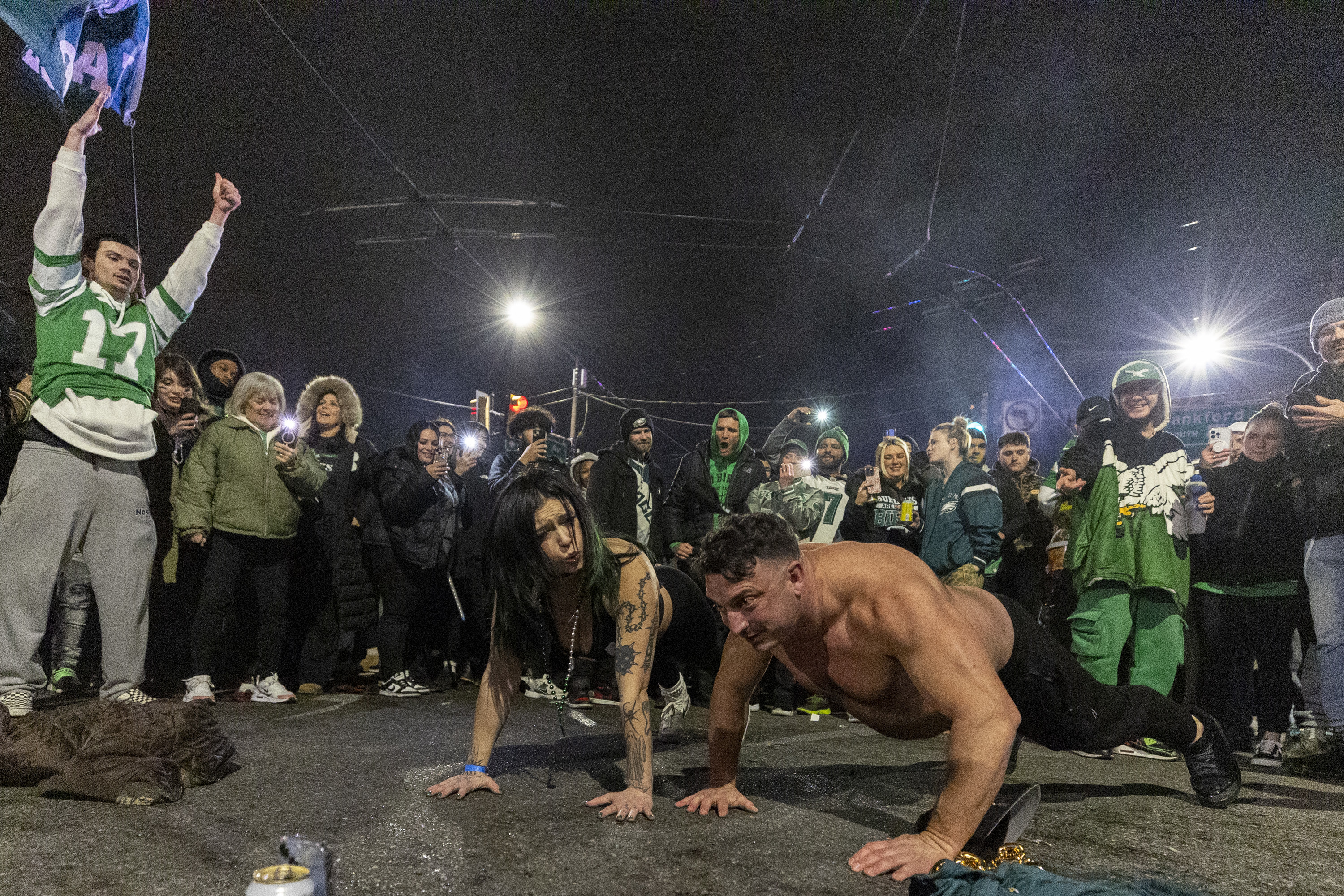 Eagles fans celebrate Super Bowl 2025 win over Kansas City Chiefs