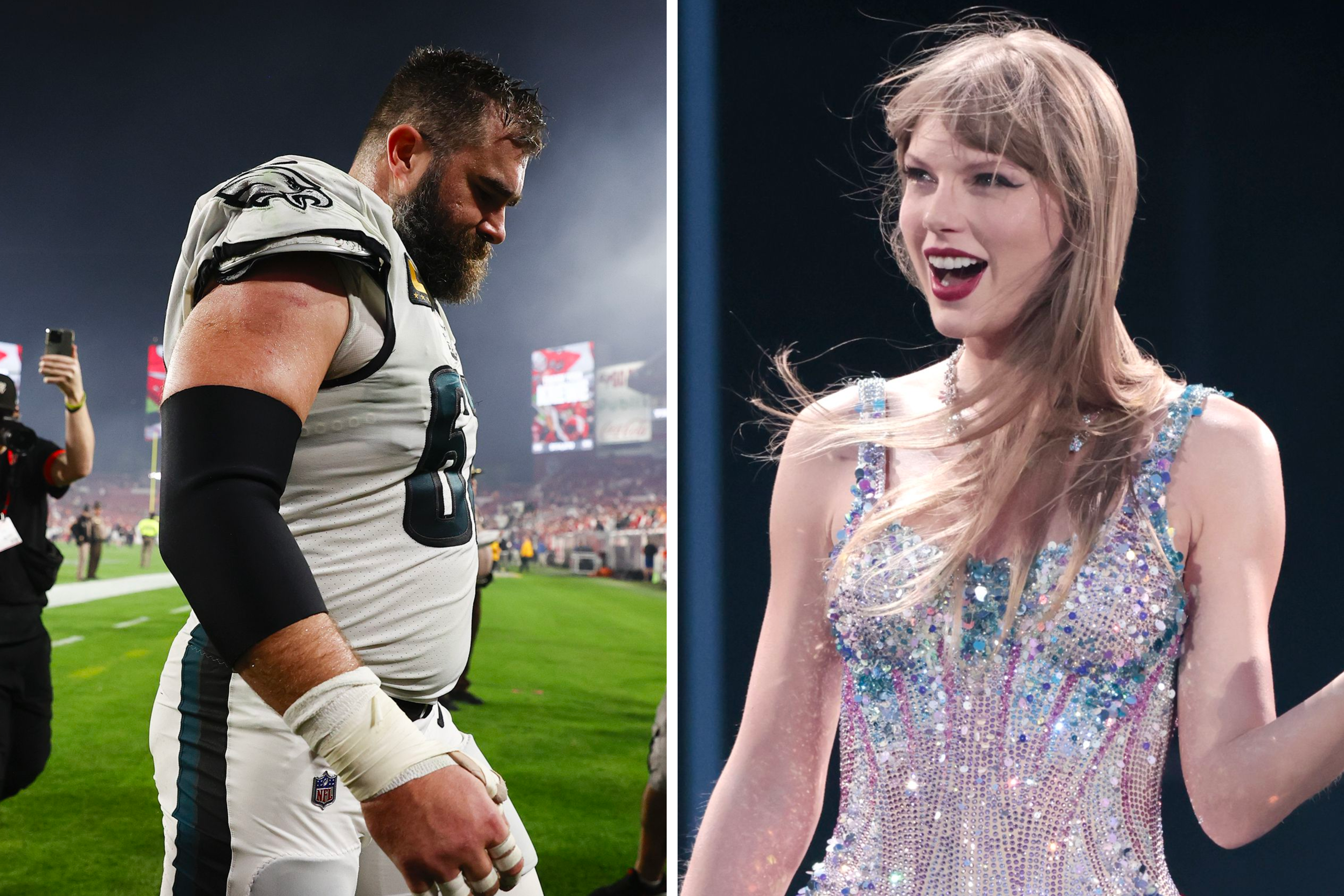 Jason Kelce retirement speech has some Taylor Swift lyrics