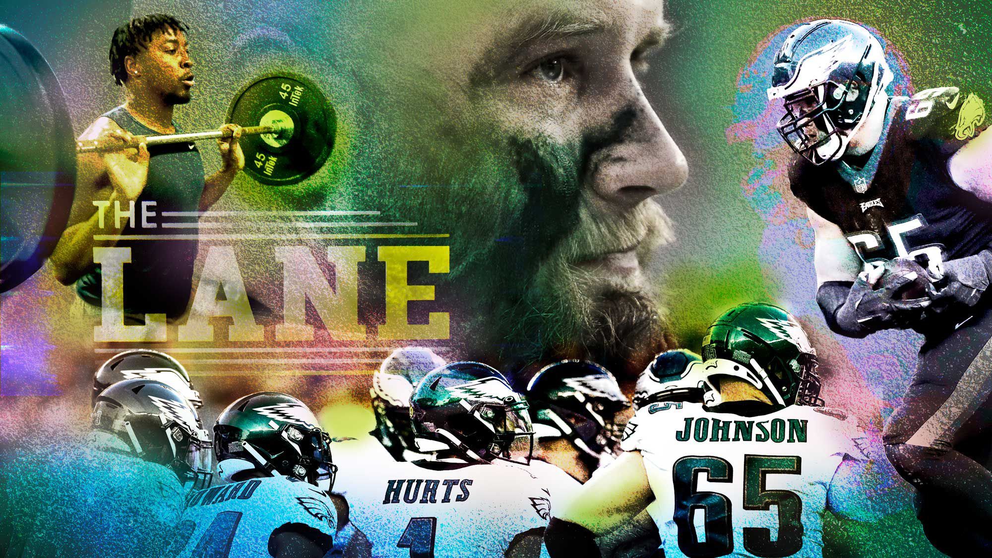 Official Philadelphia Eagles Lane Johnson Collectibles, Lane