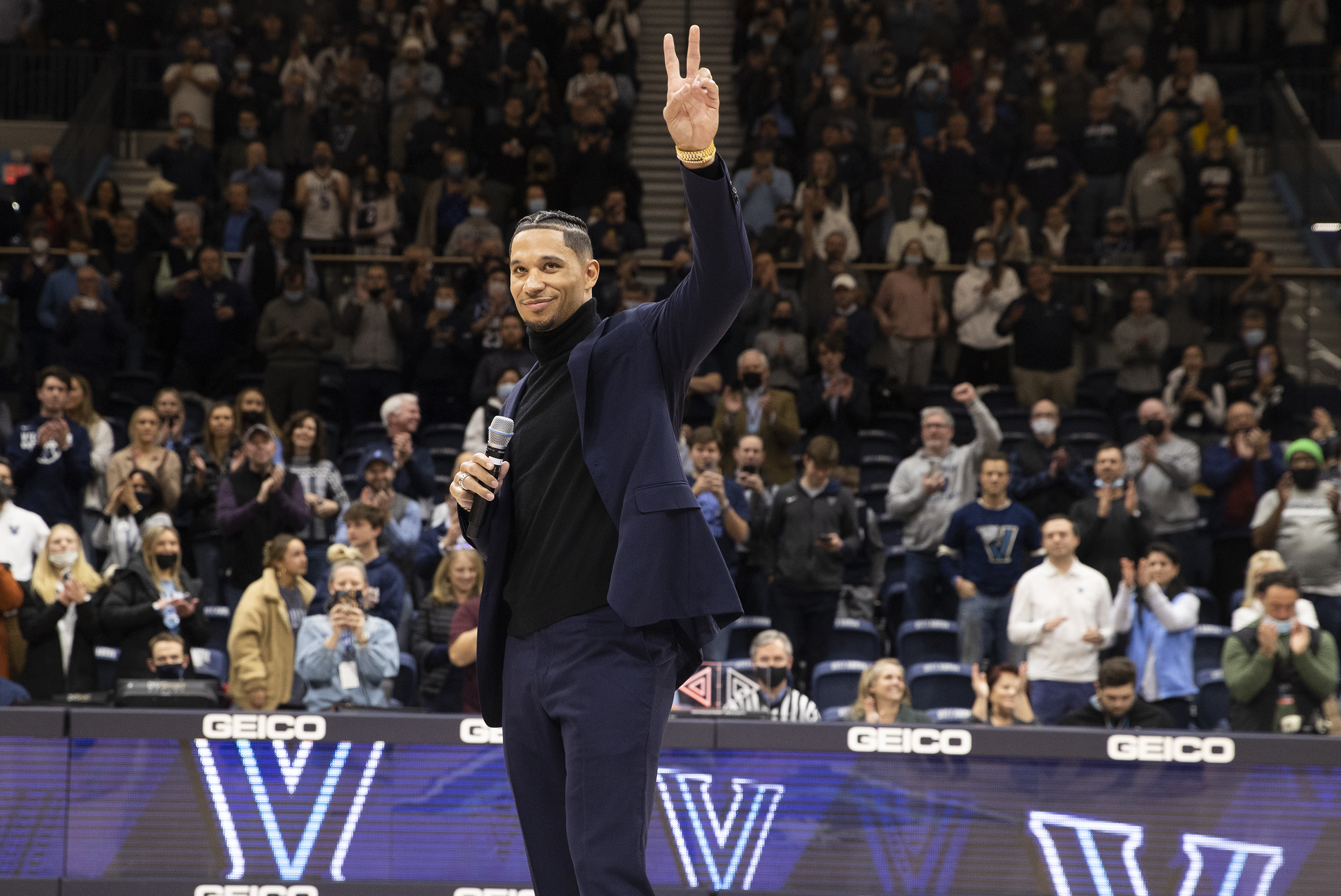 MUBB at Villanova - Image 45: Marquette Men's Basketball defeats Villanova  Wildcats 68-66 at Finneran Pavillion on Saturday December 31, 2022. -  Marquette University