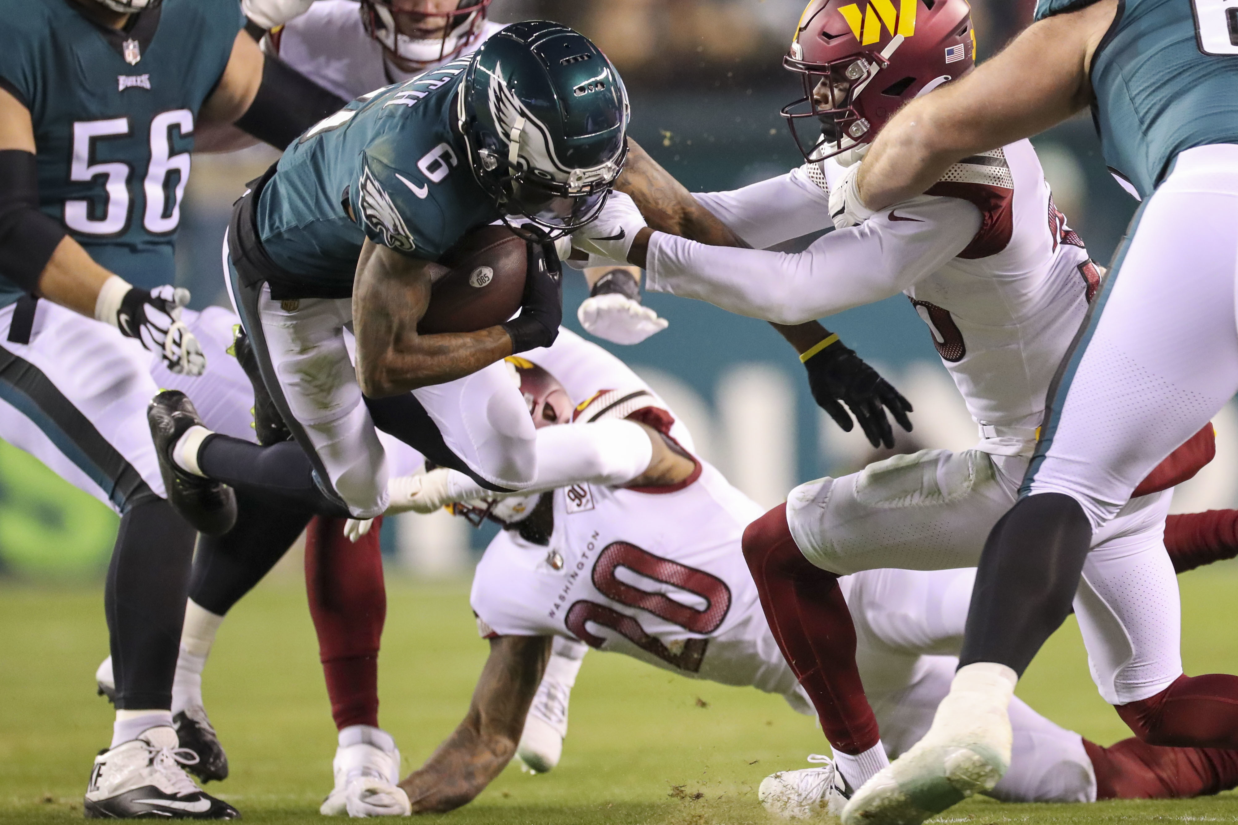 Are 'hunted' Eagles using last year's loss to Commanders as