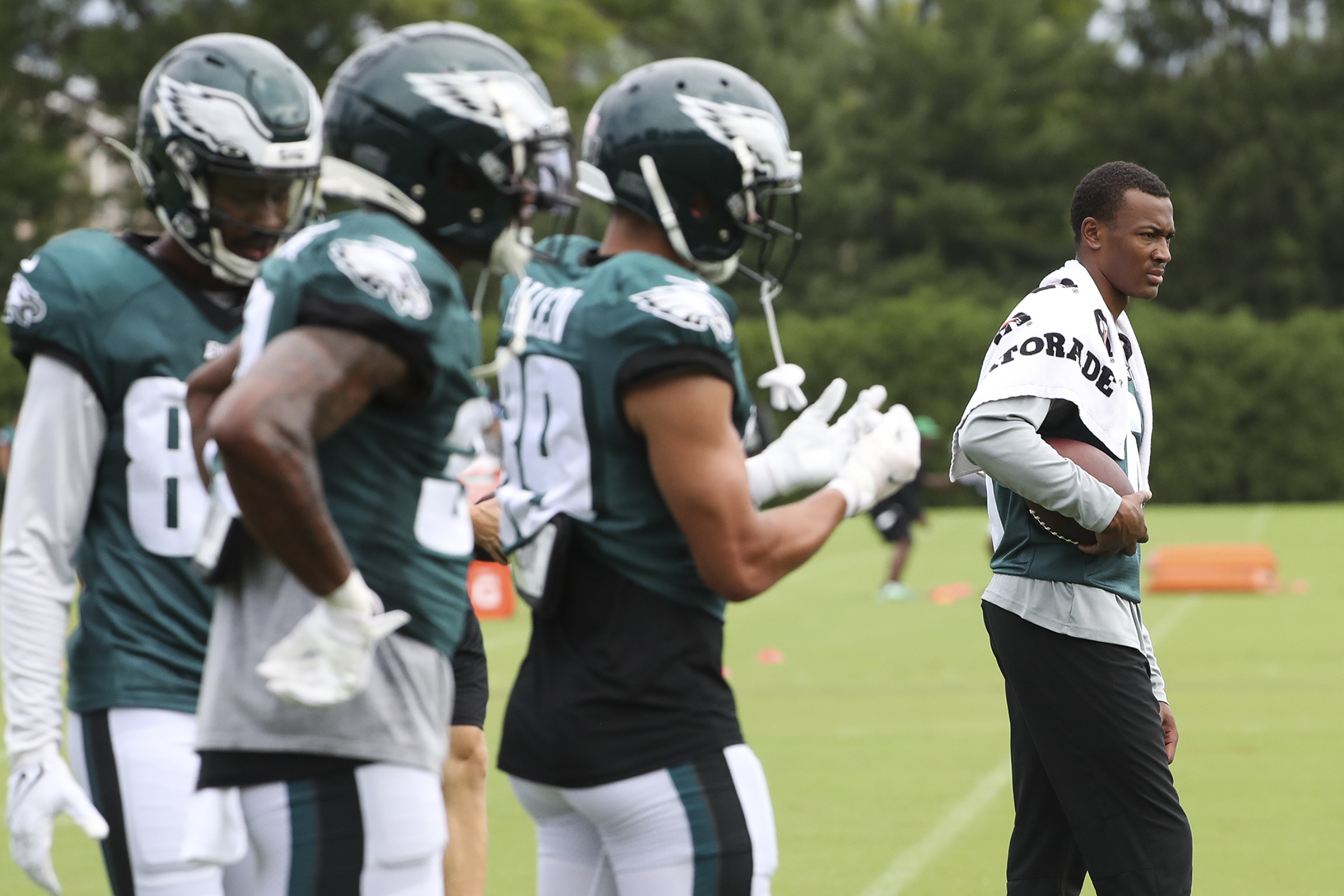 Eagles practice: Jalen Hurts, Kyzir White stand out in last