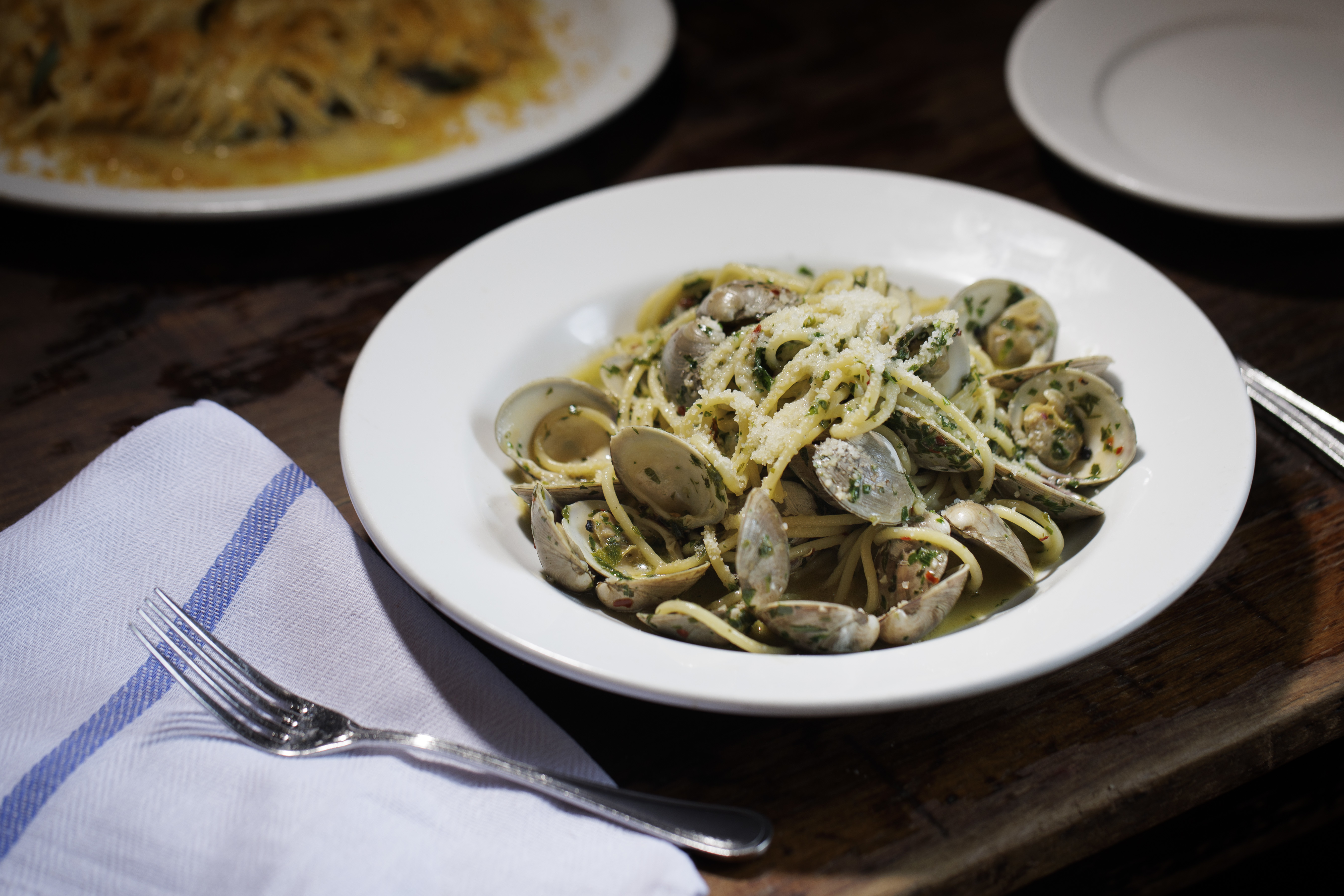 The spaghellit vongole at Zeppoli in Collingswood on Wednesday, Aug. 14, 2024.