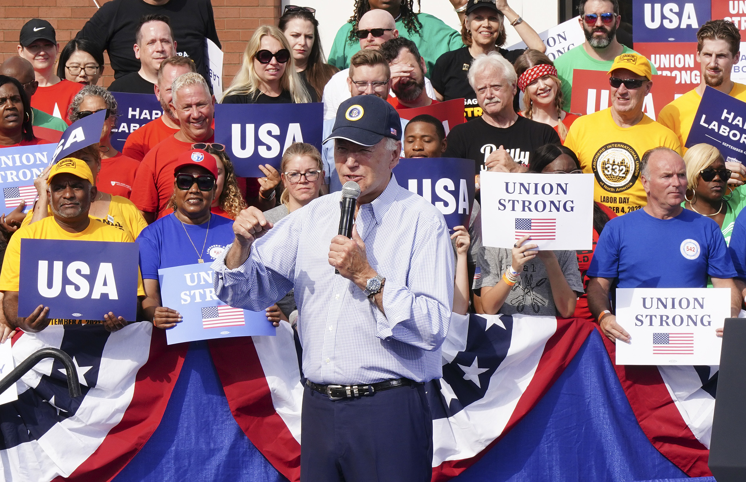 Philadelphia: President Joe Biden touts unions, job creation at Labor Day  rally - The Economic Times Video