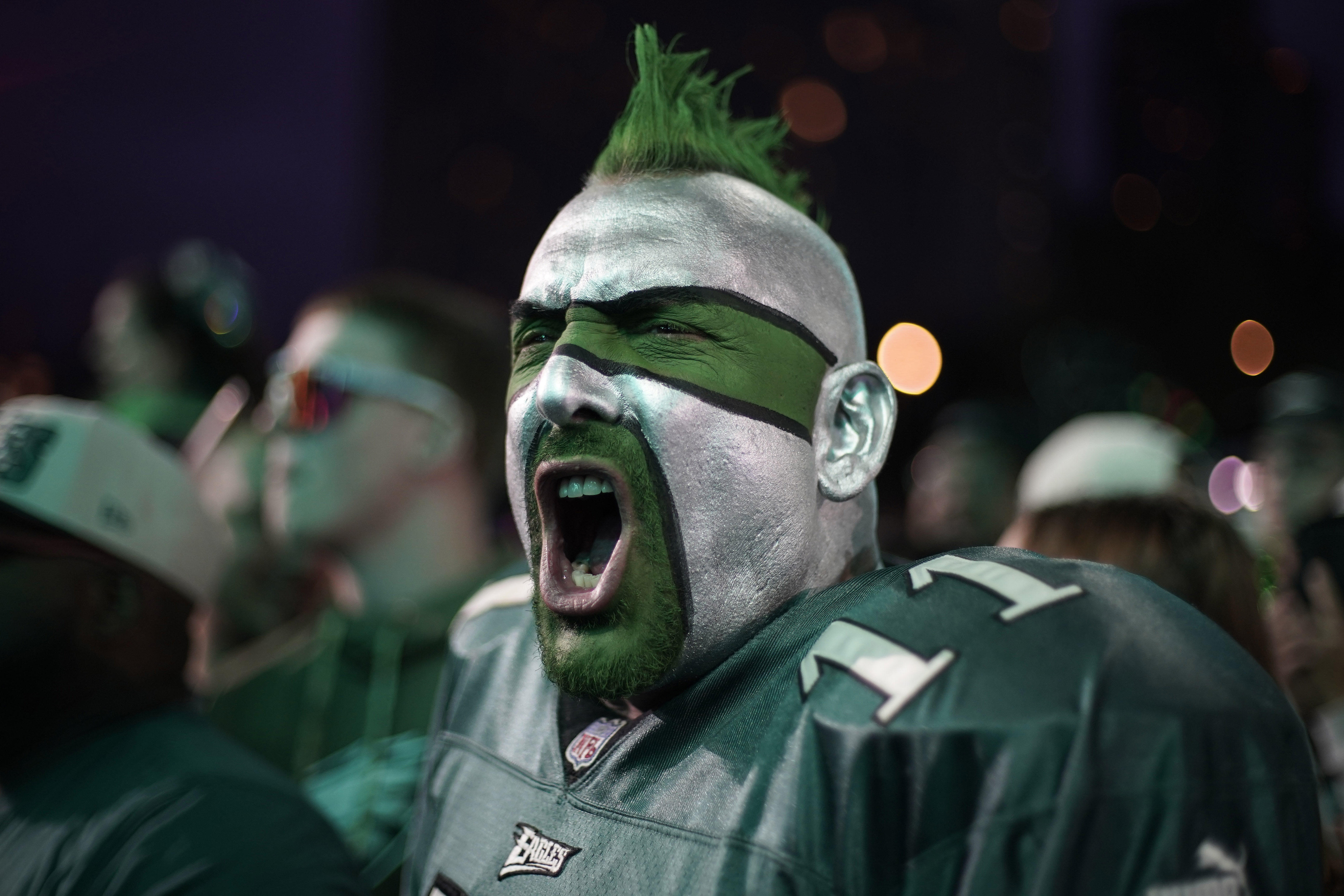 Philadelphia Fans Cheer Santa Claus at the World Series