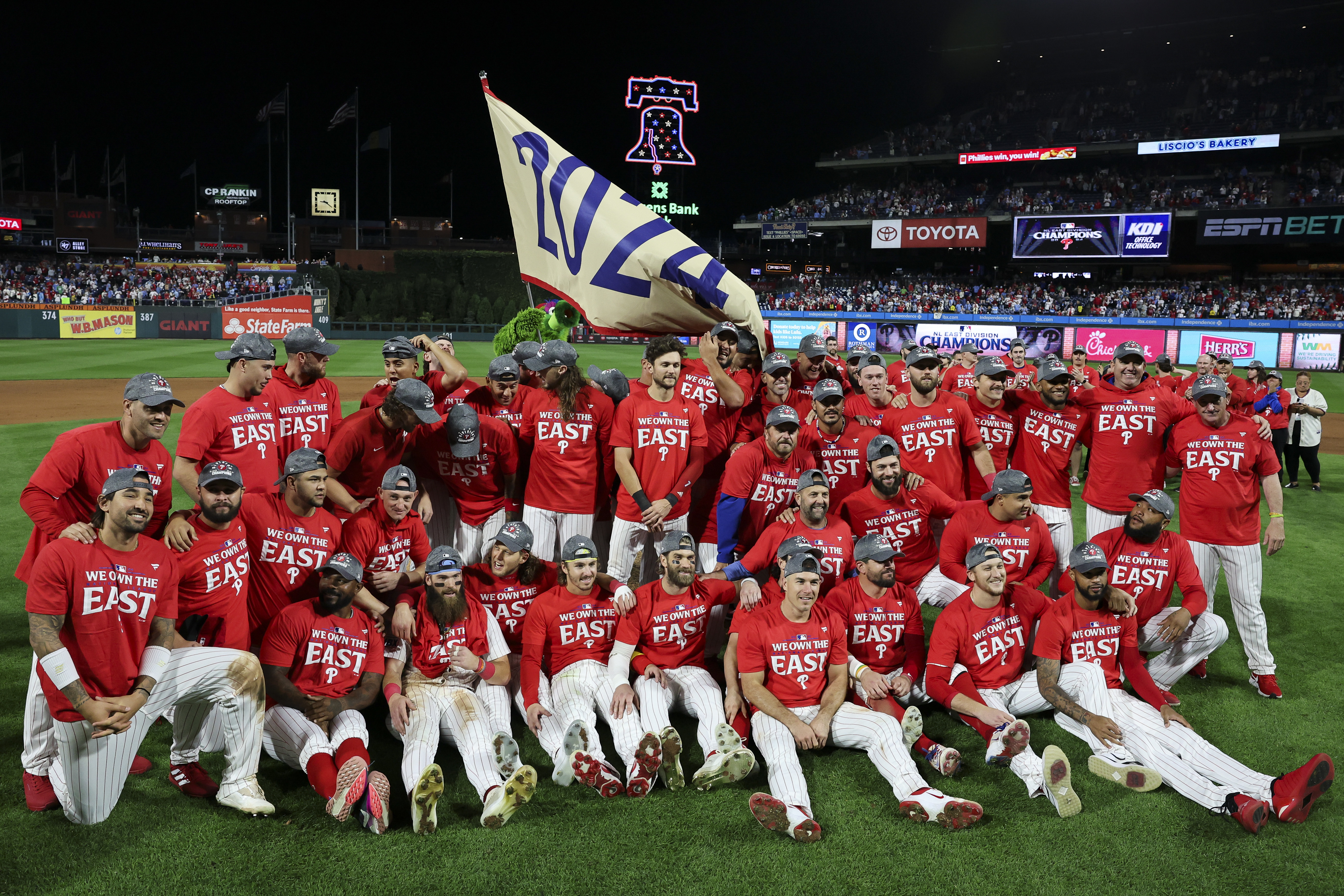Phillies clinch first National League East title since 2011